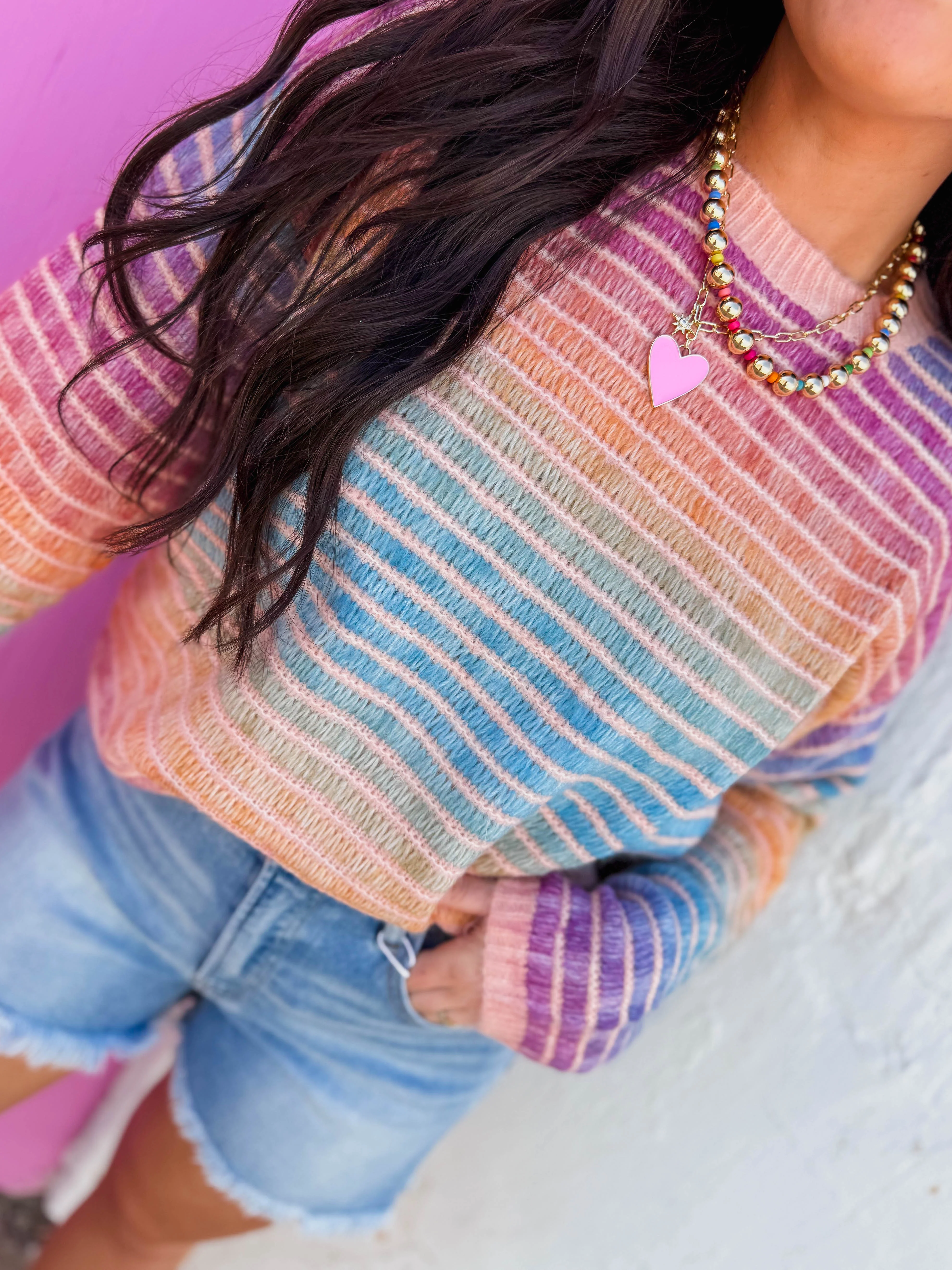 Colorburst Stripe Sweater - Image 5