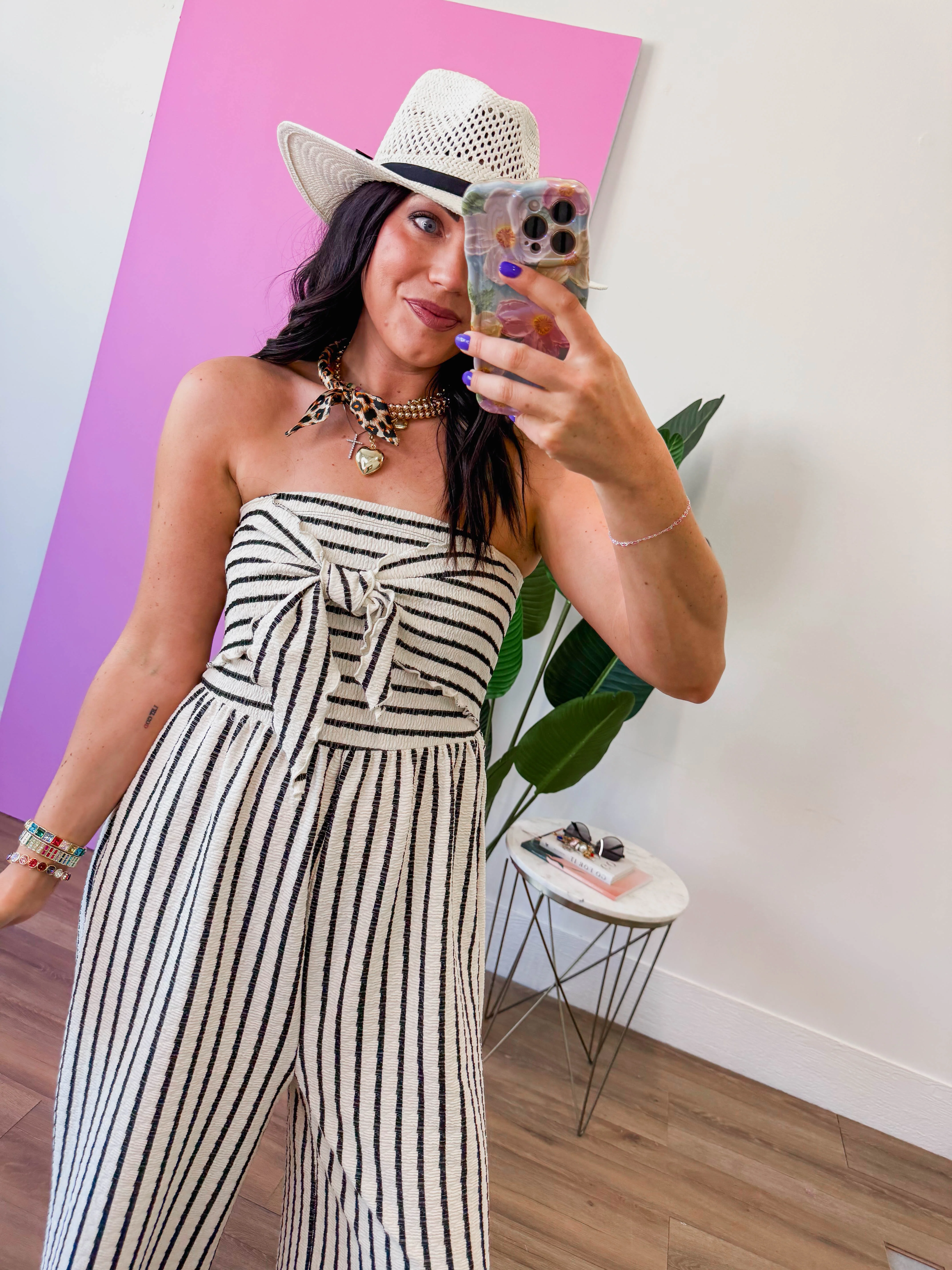 Corie Striped Jumpsuit - Image 6