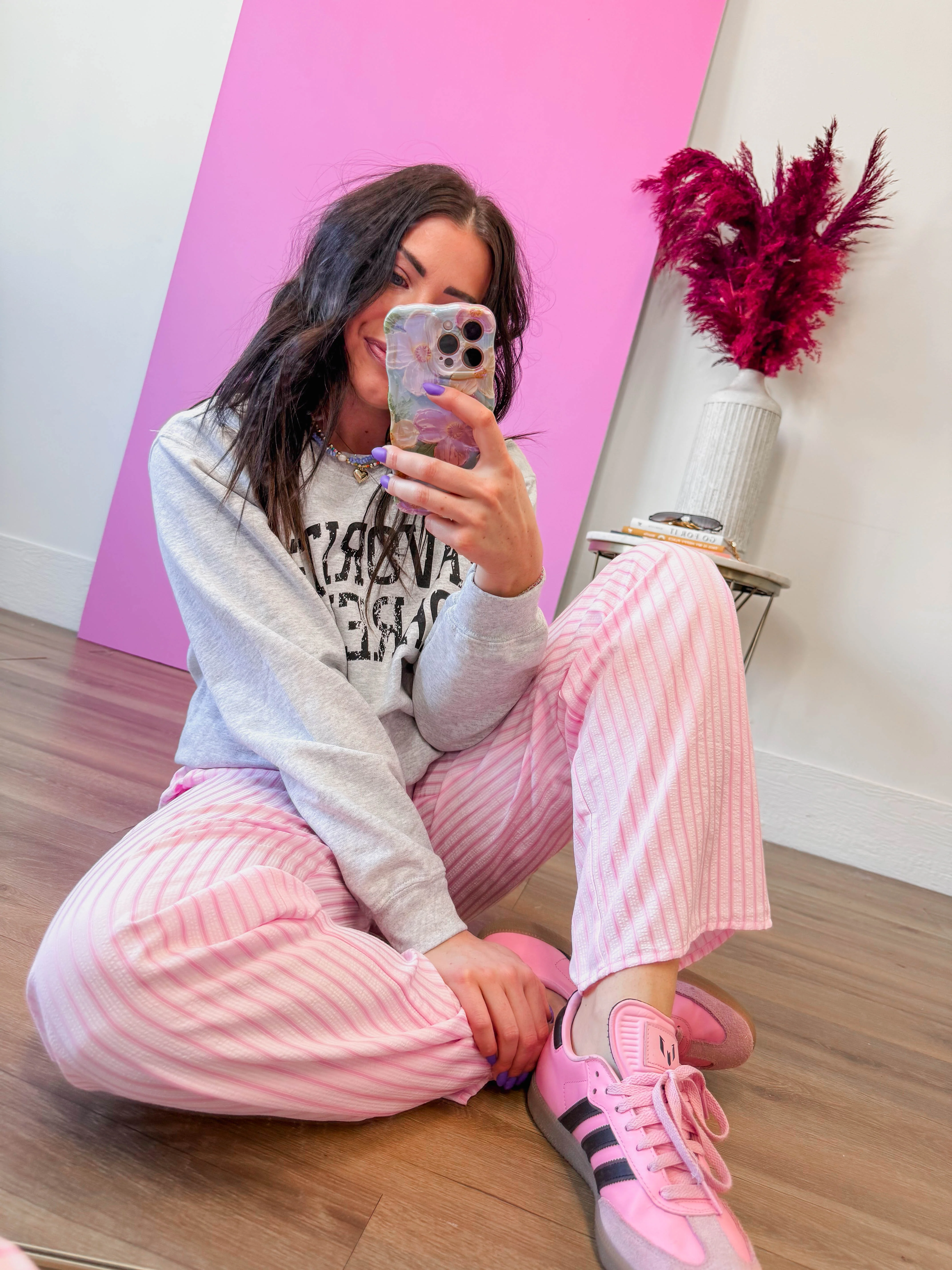 Cotton Candy Cloud Striped Pants - Image 6