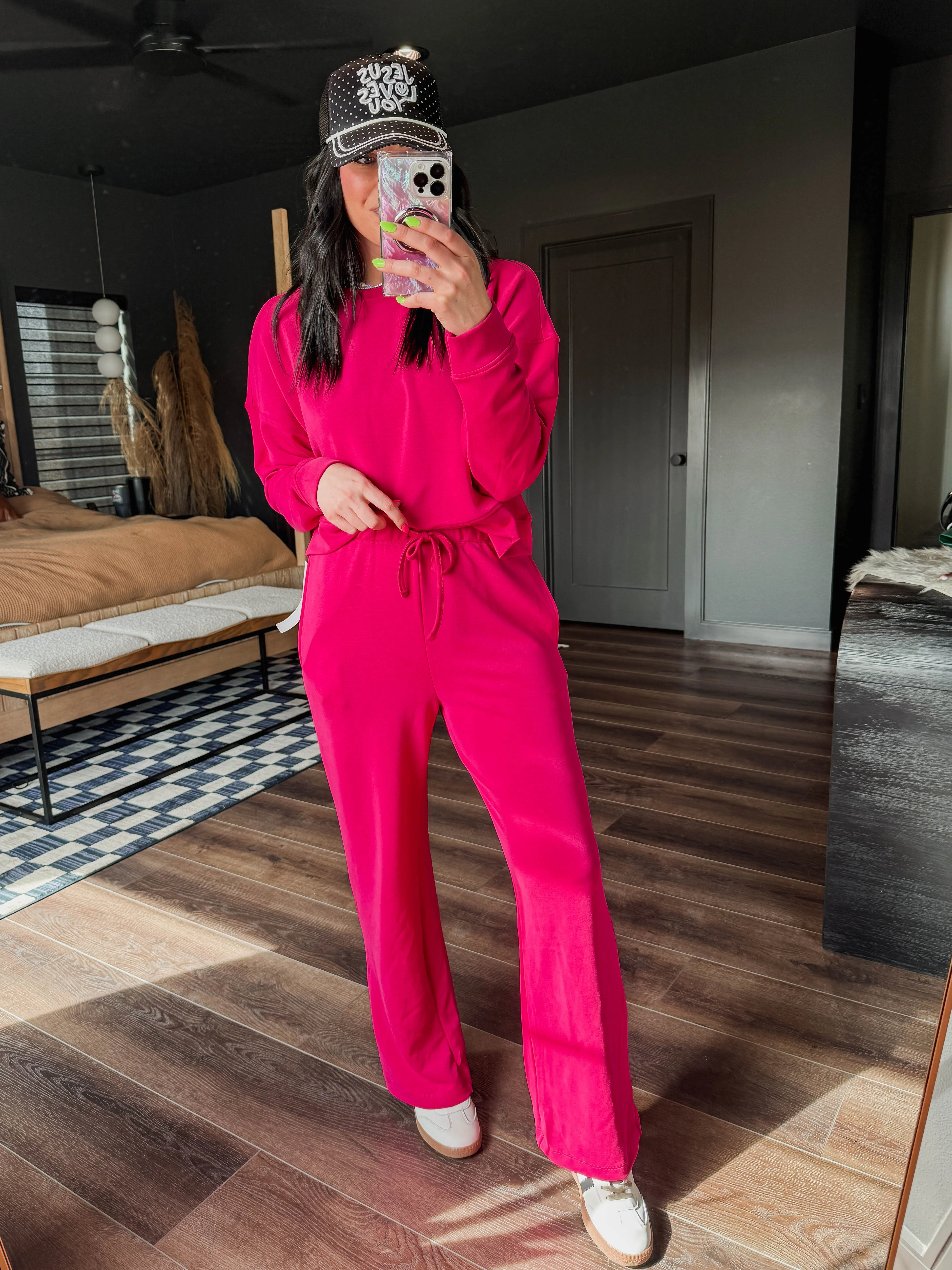 Cozy Core Pants-Plum Pink - Image 2