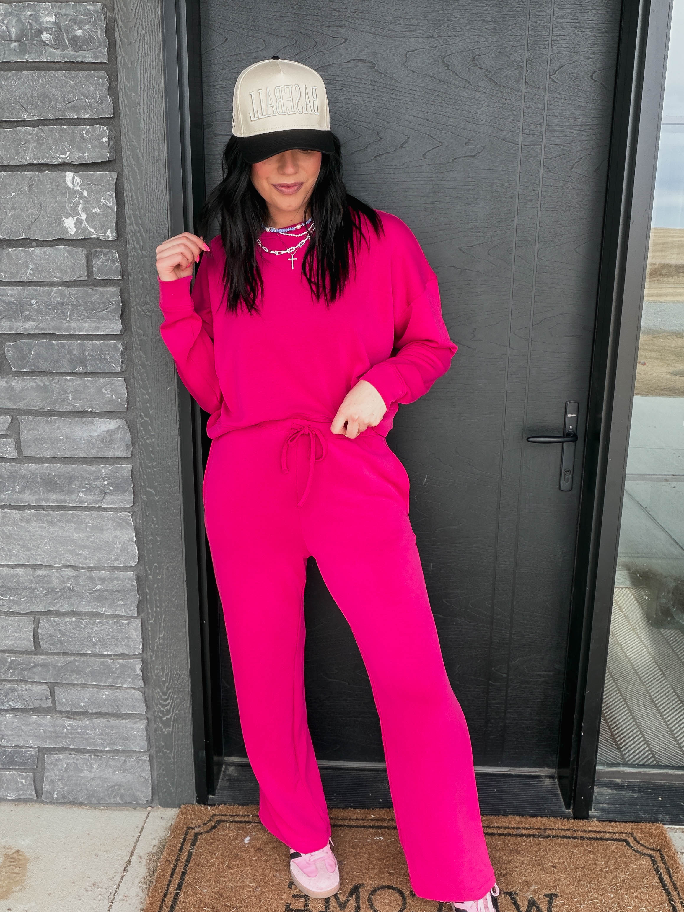 Cozy Core Pants-Plum Pink - Image 5