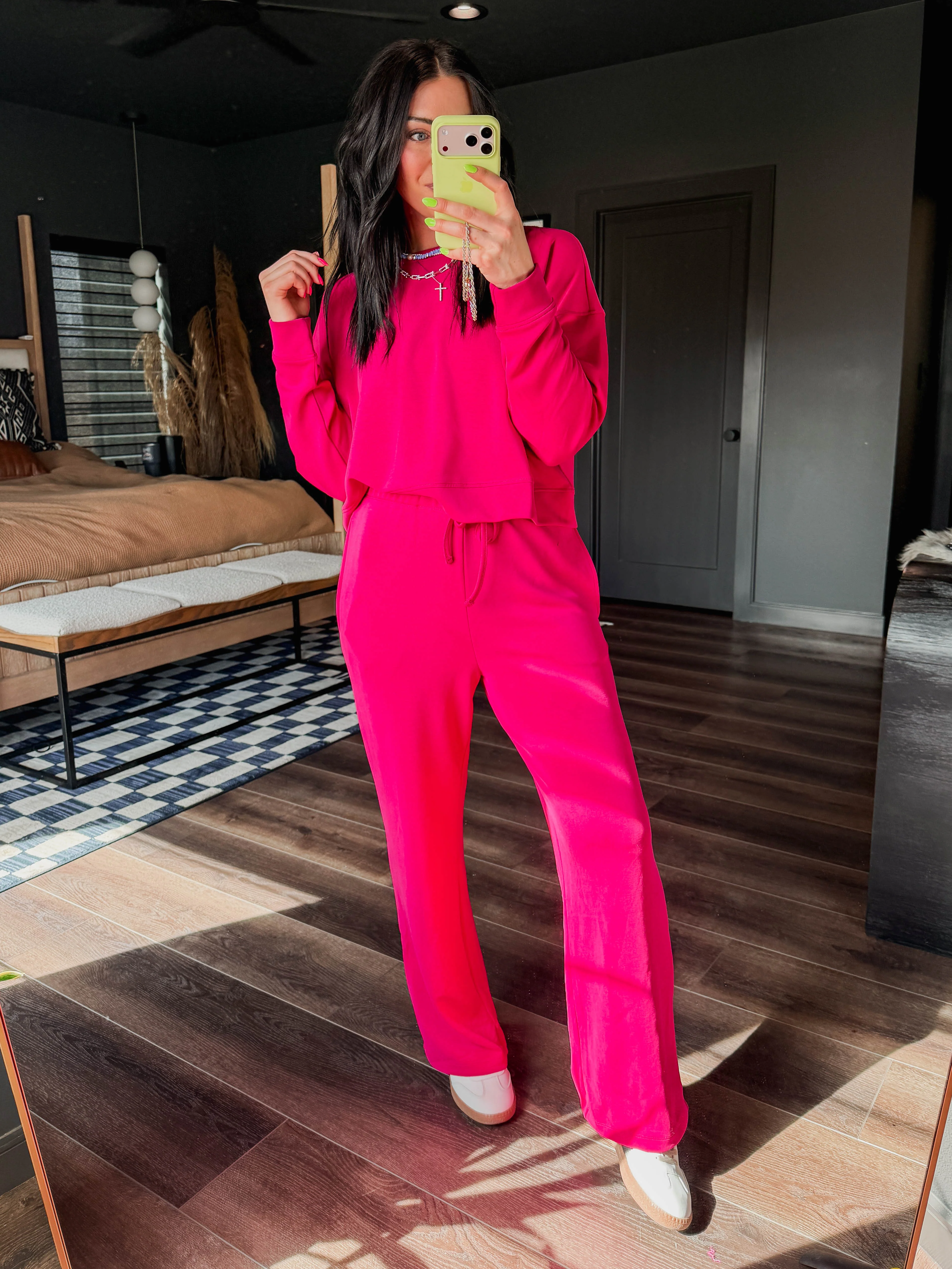 Cozy Core Pants-Plum Pink - Image 6