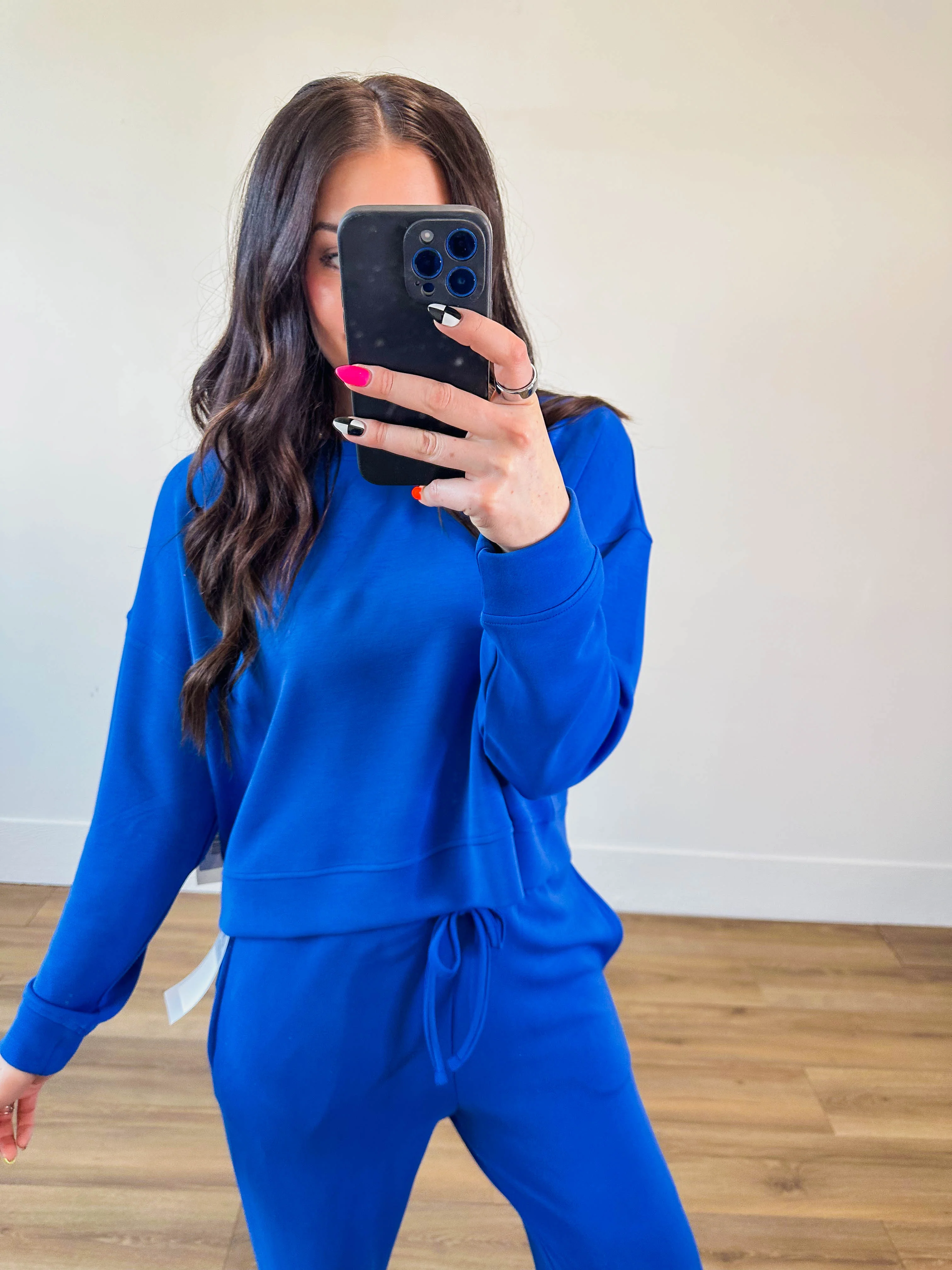 Cozy Core Pullover-Deep Indigo - Image 3
