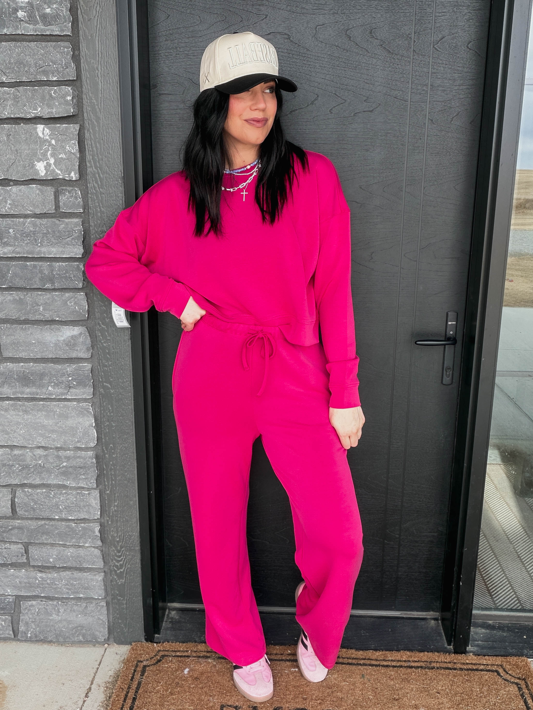 Cozy Core Pullover-Plum Pink - Image 13