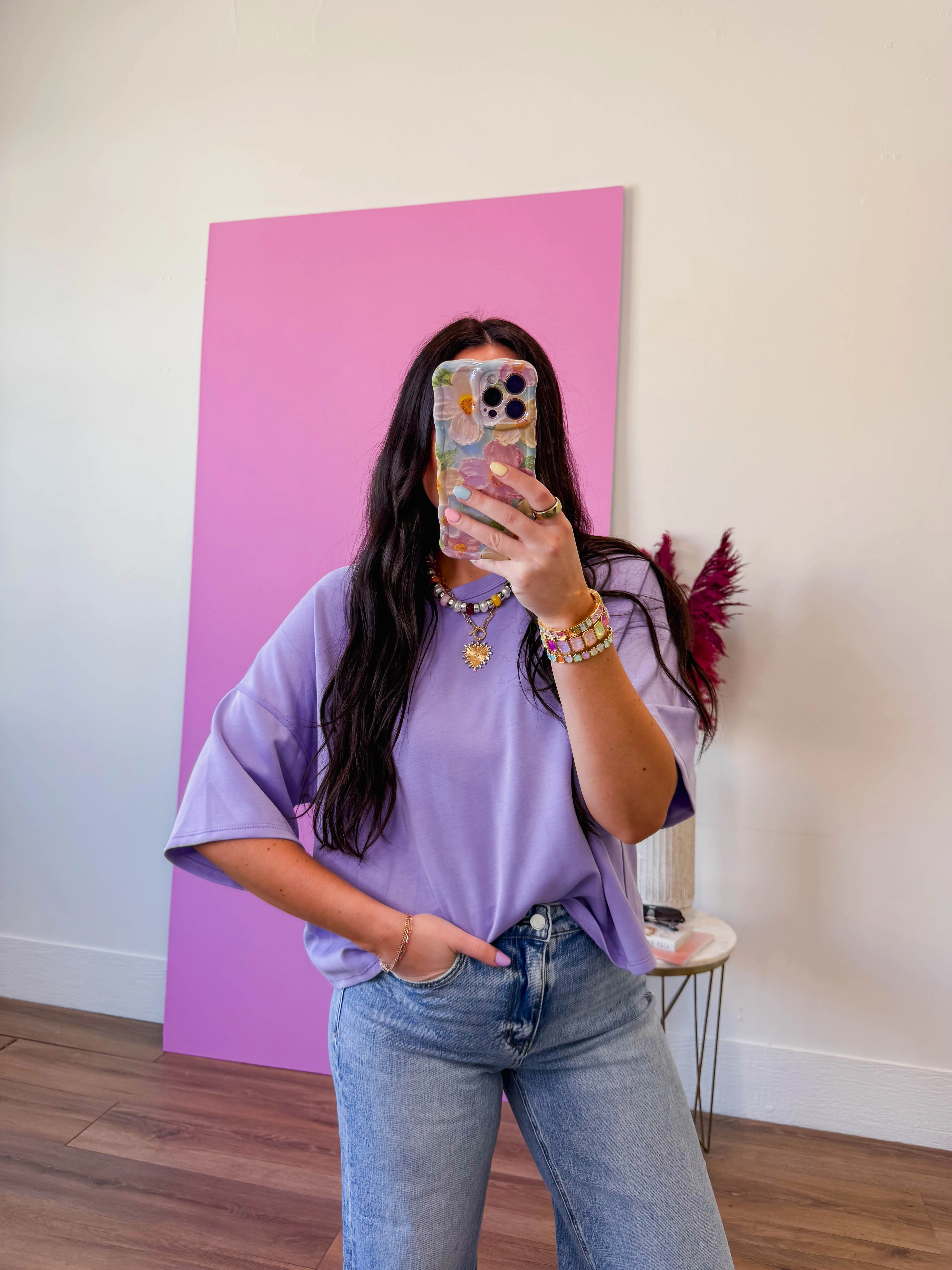 Daily Drift Scuba Tee-Lavender - Image 6