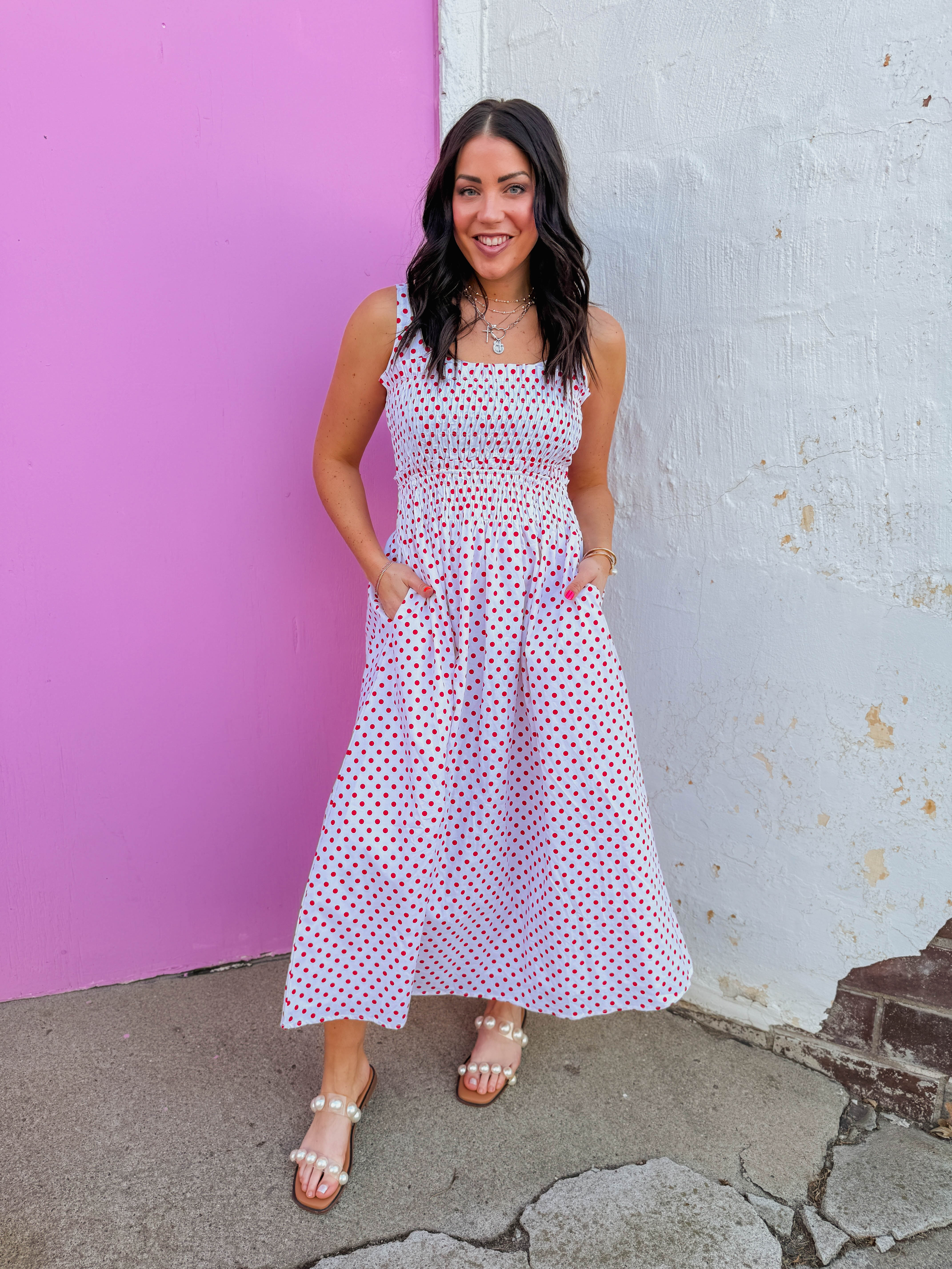 Darling Dots Midi Dress - Image 2