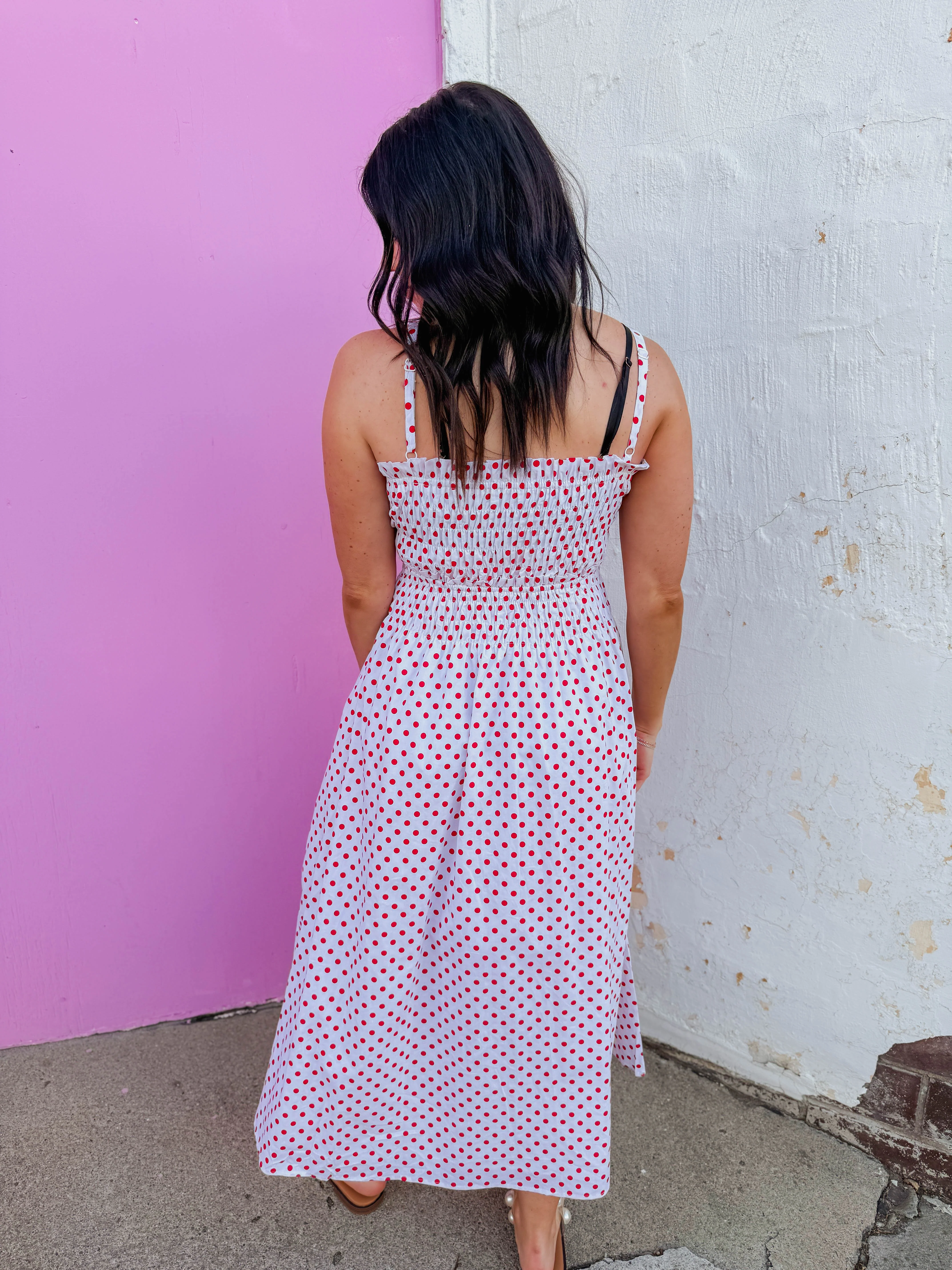 Darling Dots Midi Dress - Image 7