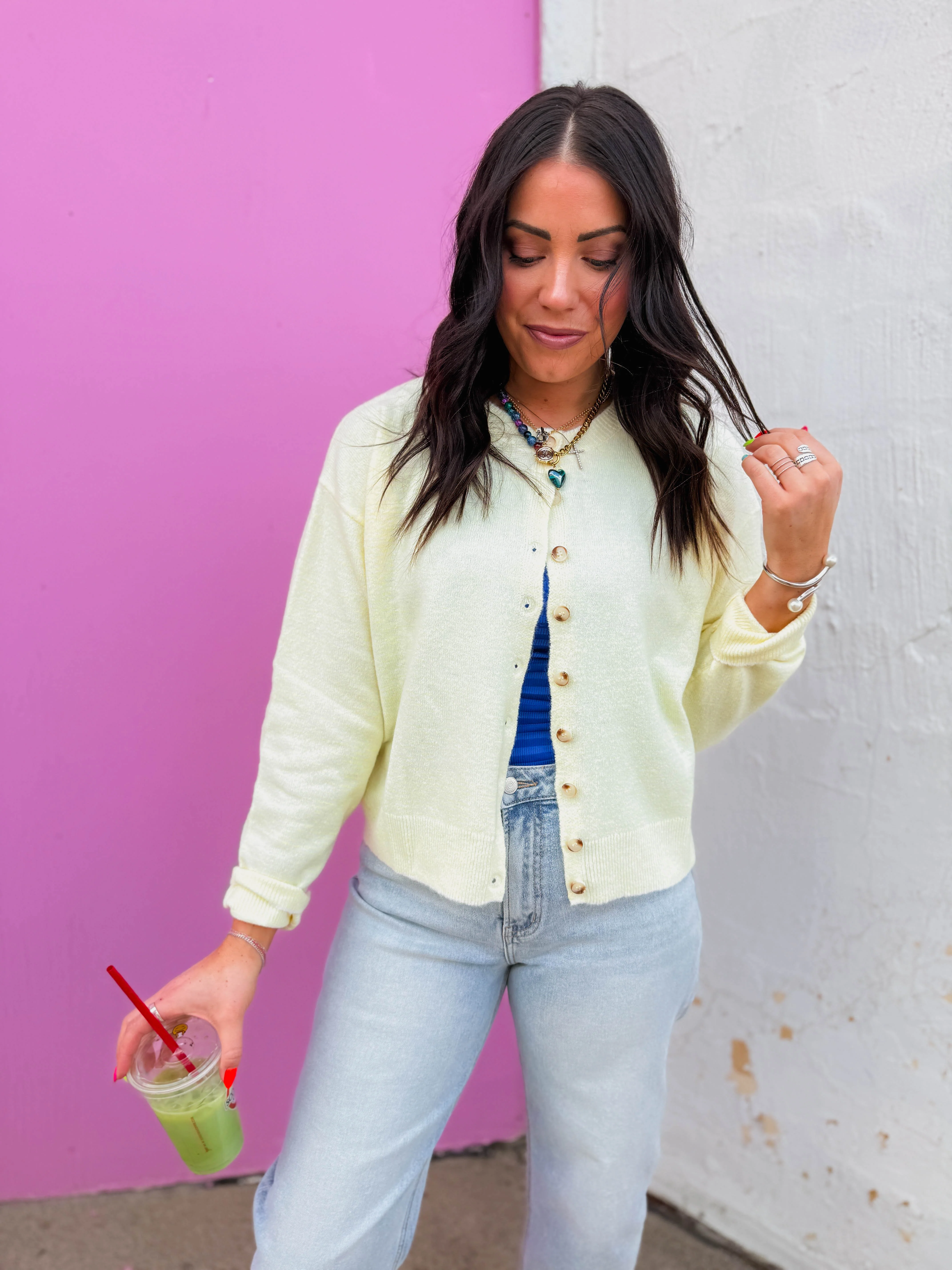 Daydream Striped Cardigan-Daisy - Image 5