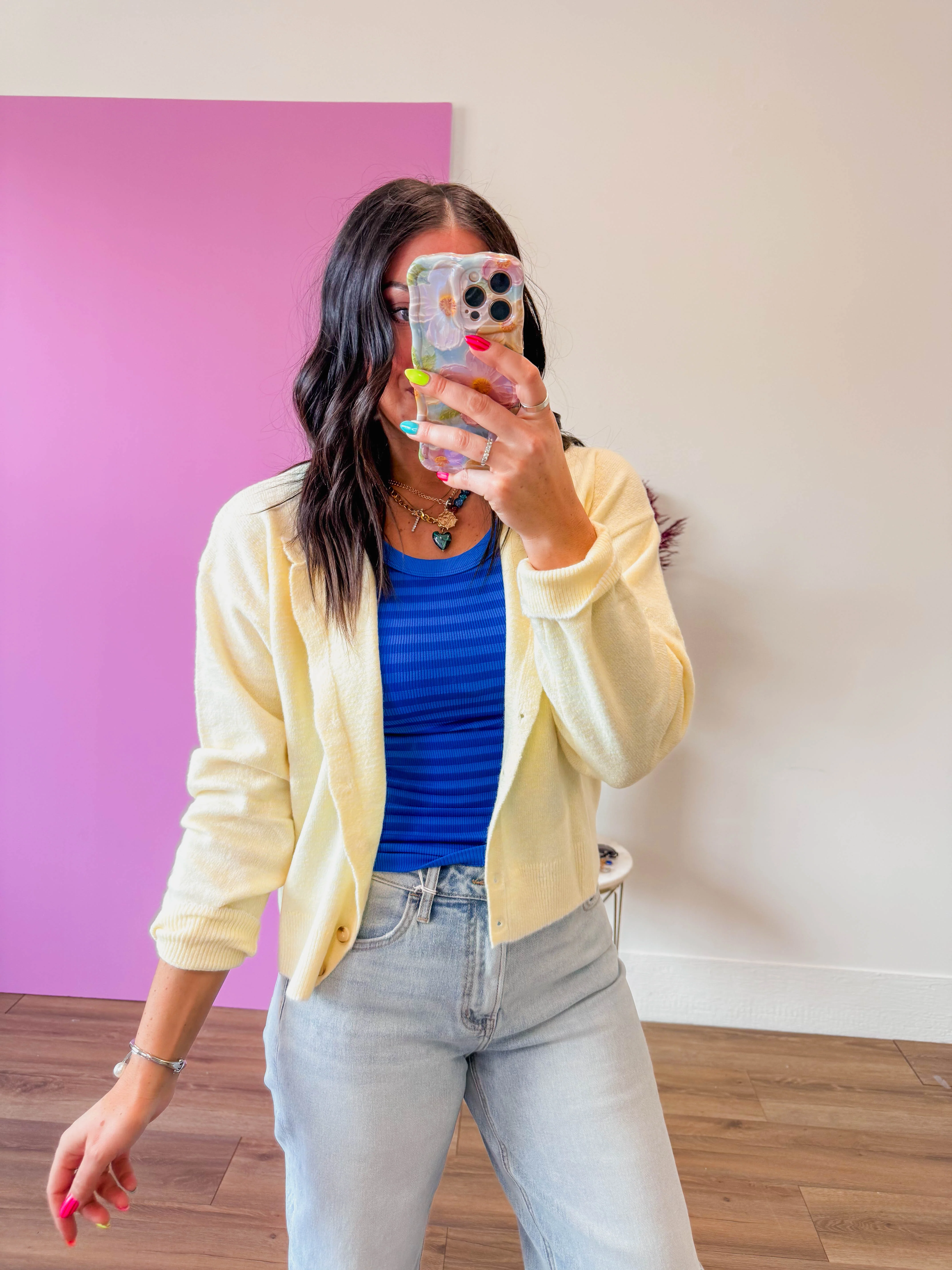 Daydream Striped Cardigan-Daisy - Image 8