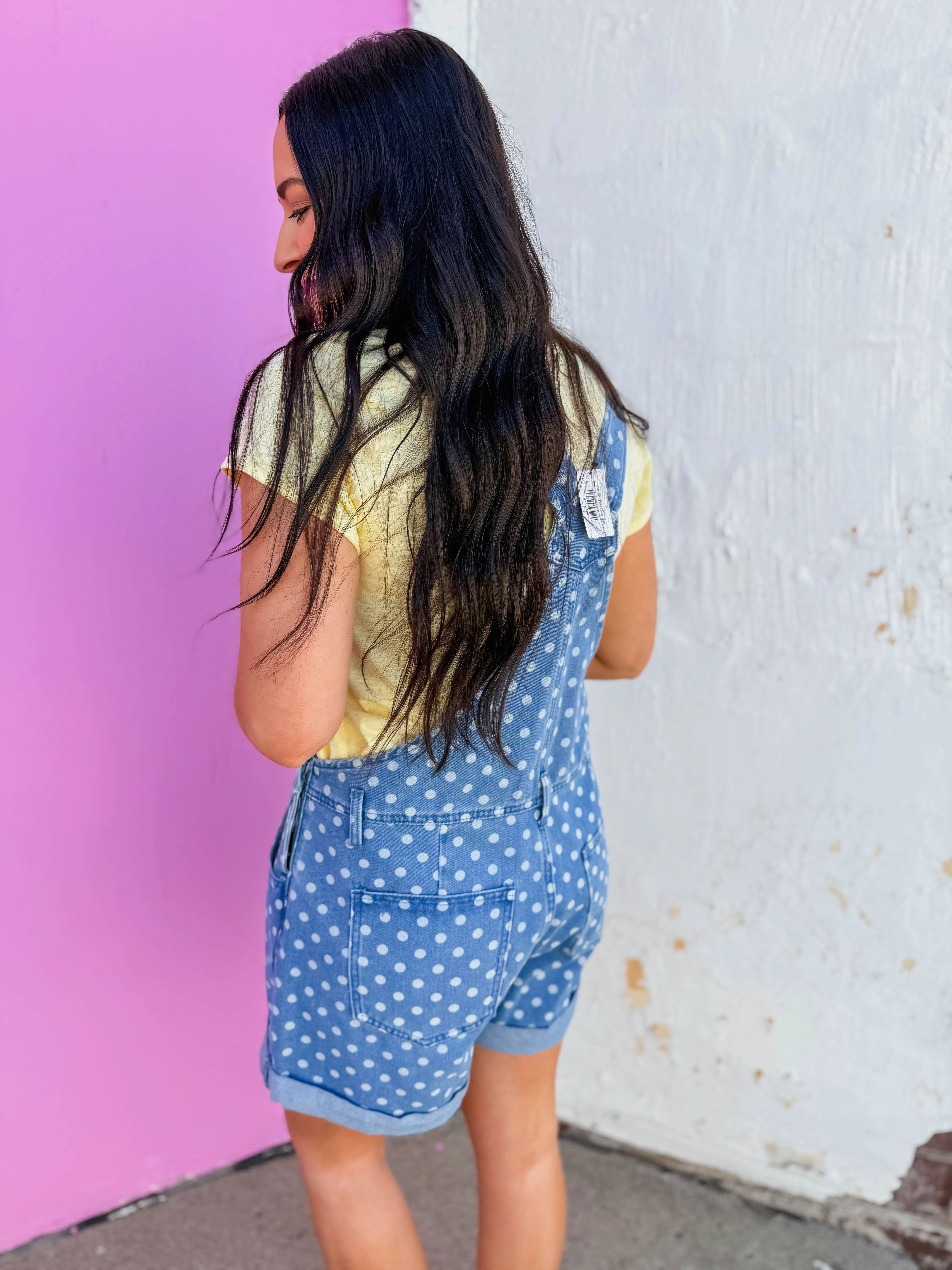 Denim Dot Overalls - Image 7