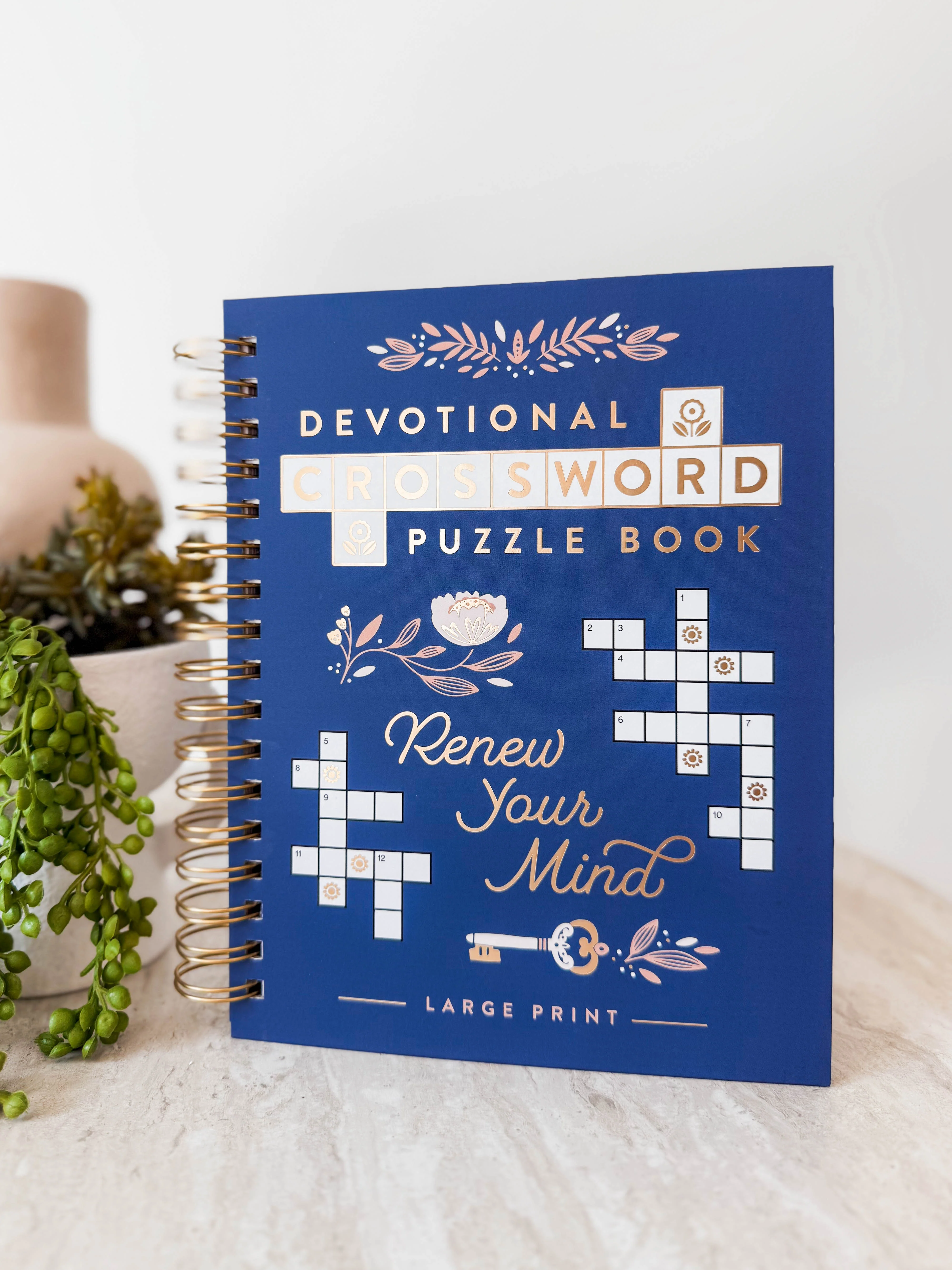 Devotional Crossword Puzzle Book - Renew Your Mind