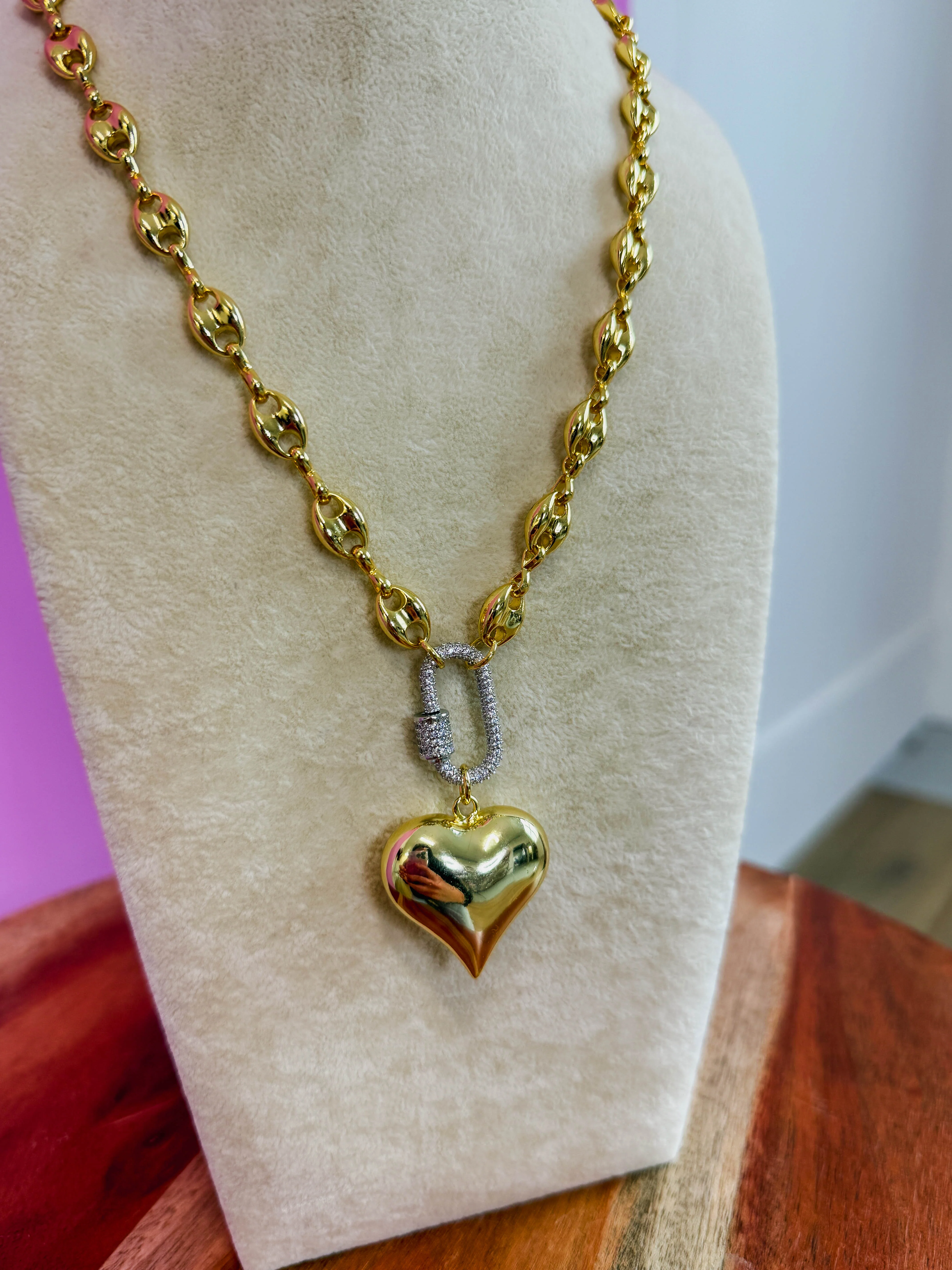 Double Trouble Gold Necklace - Image 2