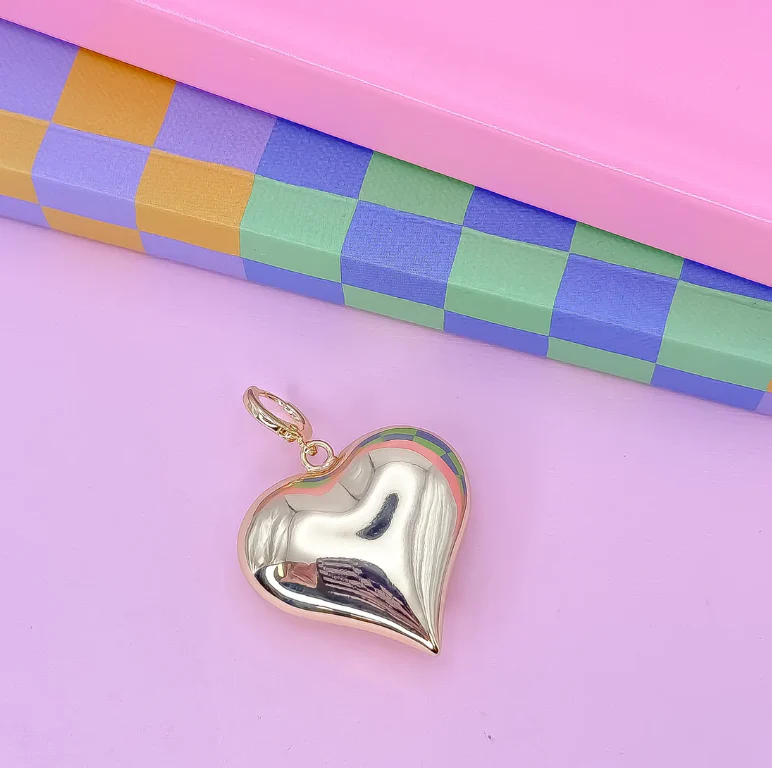 Dreamy Heart Gold Charm