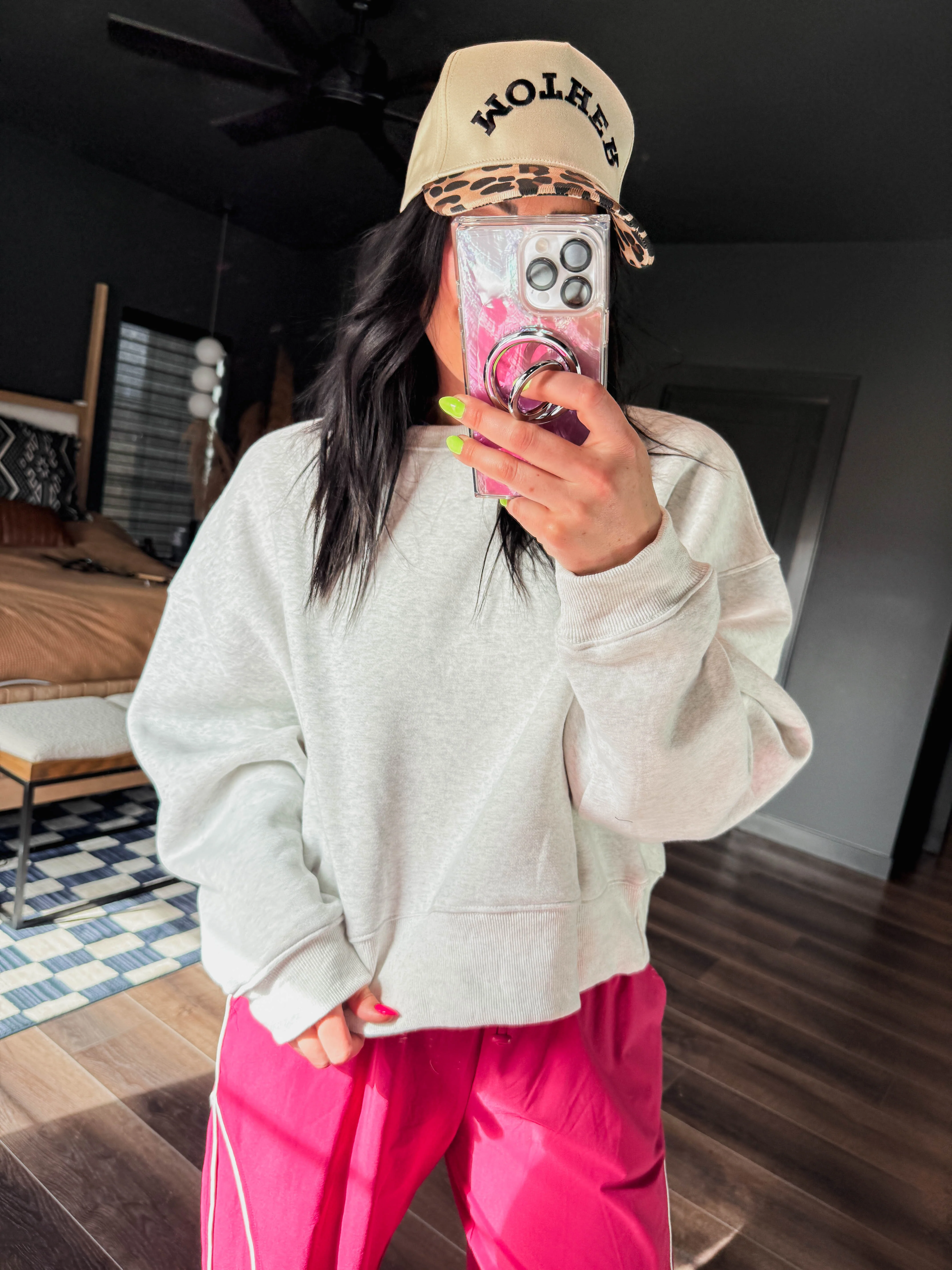 Easy Living Crewneck-Grey - Image 7