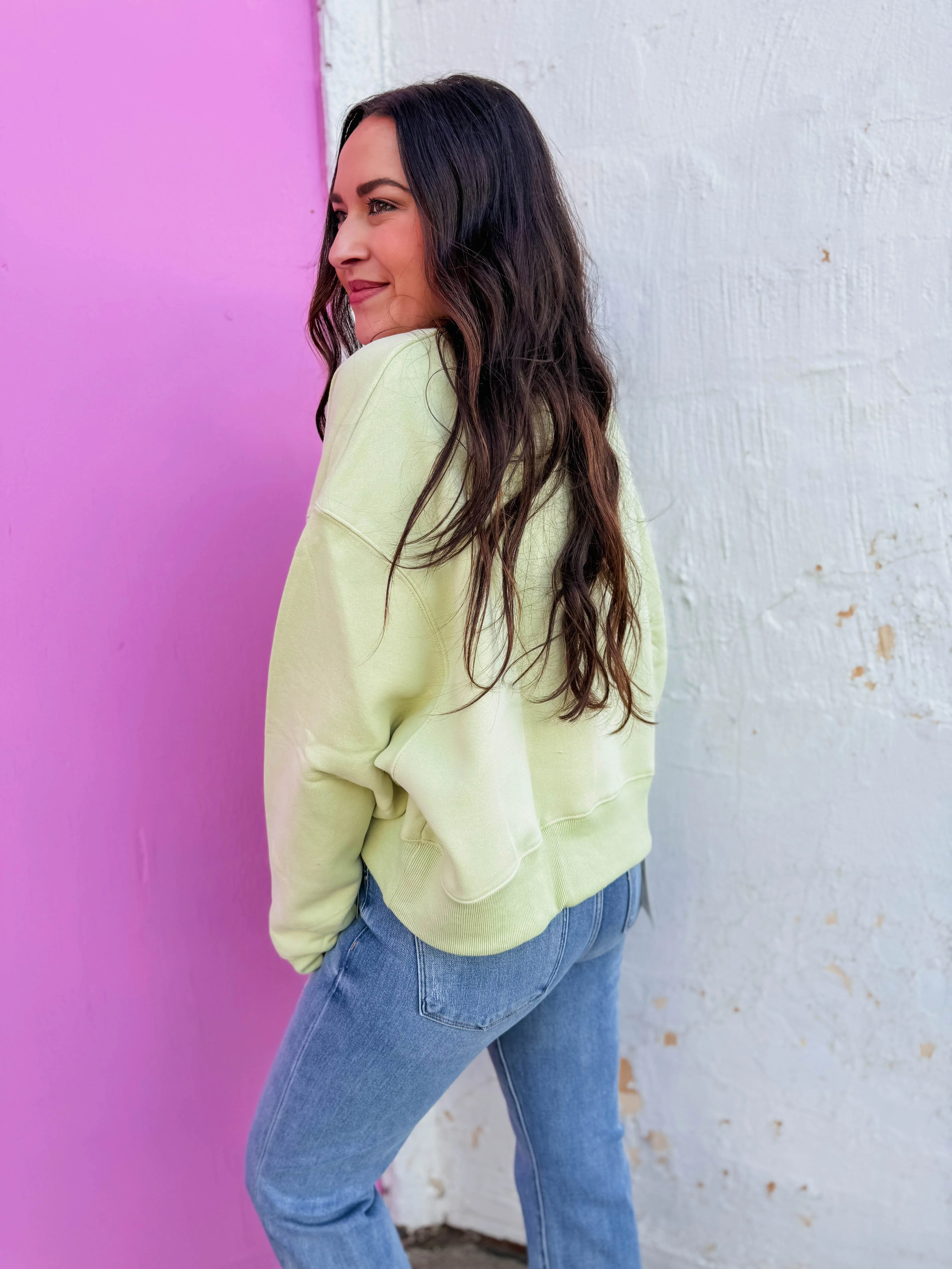 Easy Living Crewneck-Sage - Image 7
