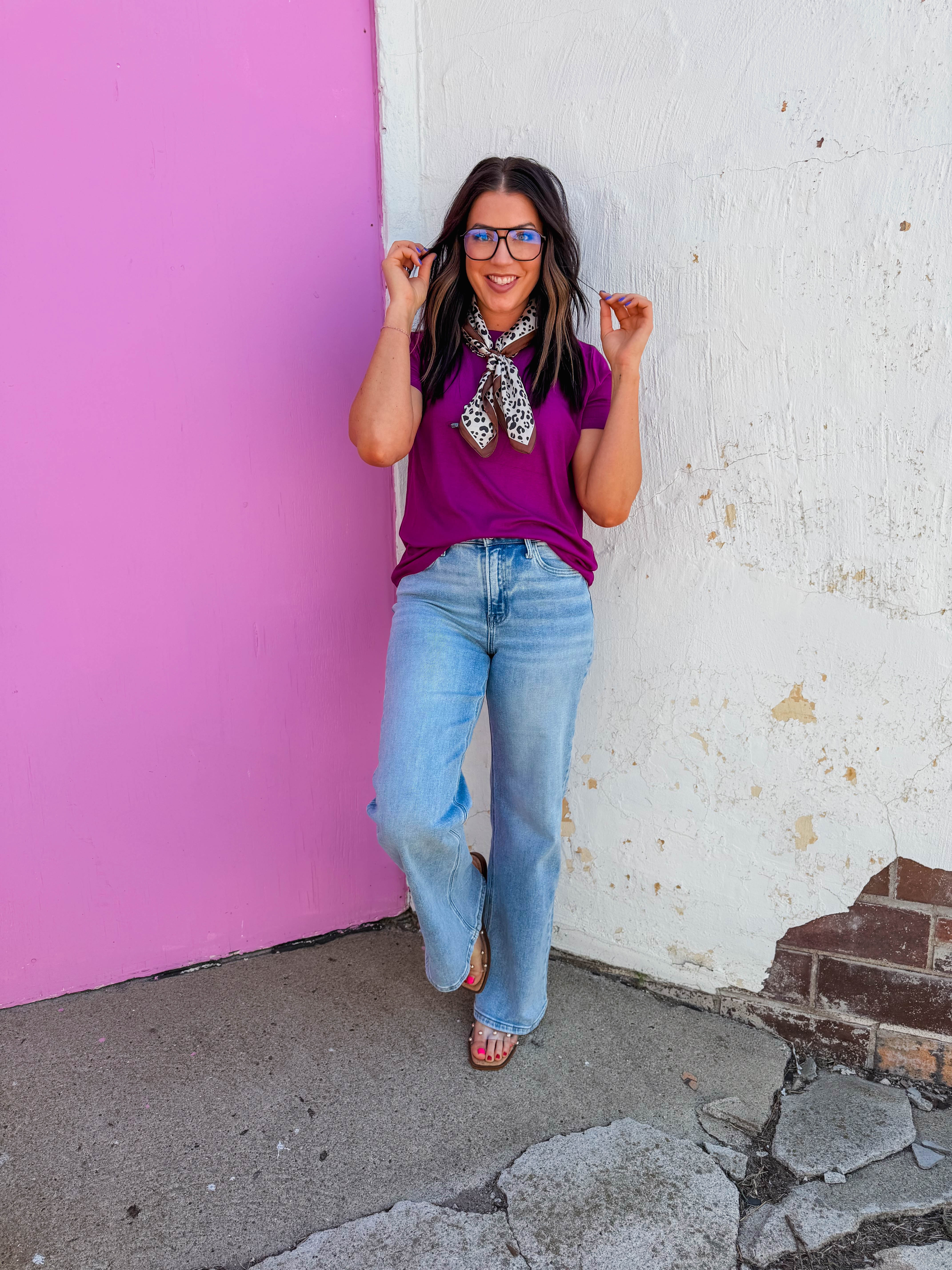 Easygoing Corded Top-Light Plum - Image 3