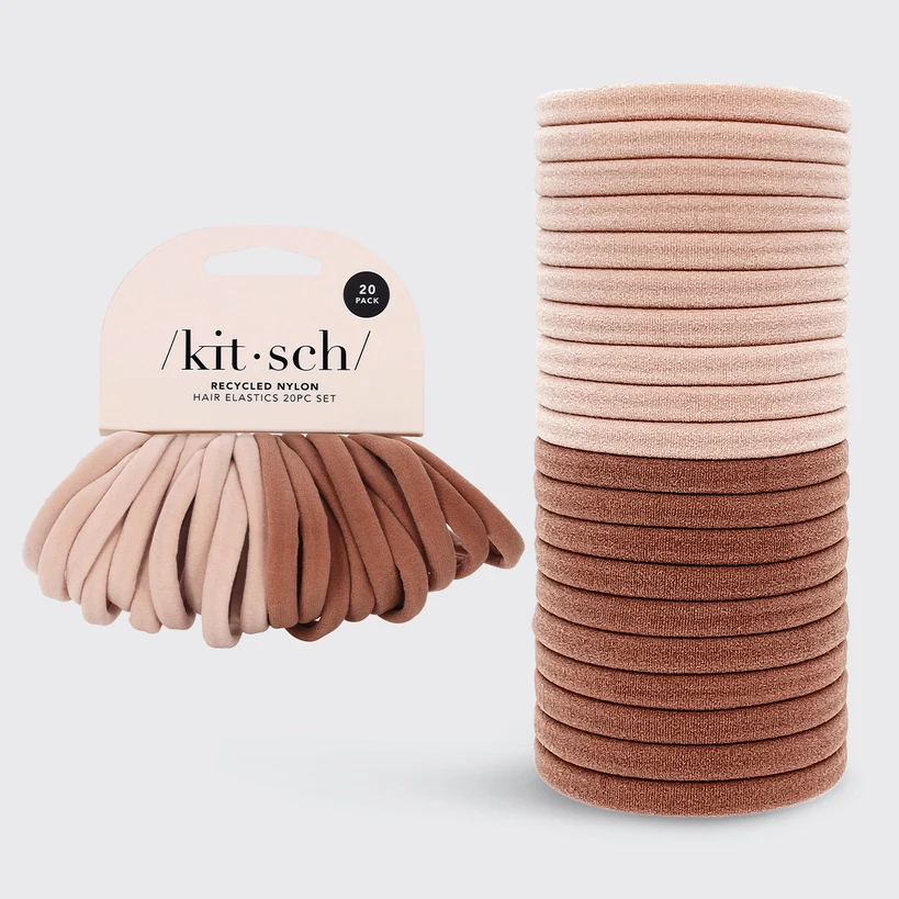 Eco-Friendly Nylon Elastics 20pc Set - Blush - Image 3