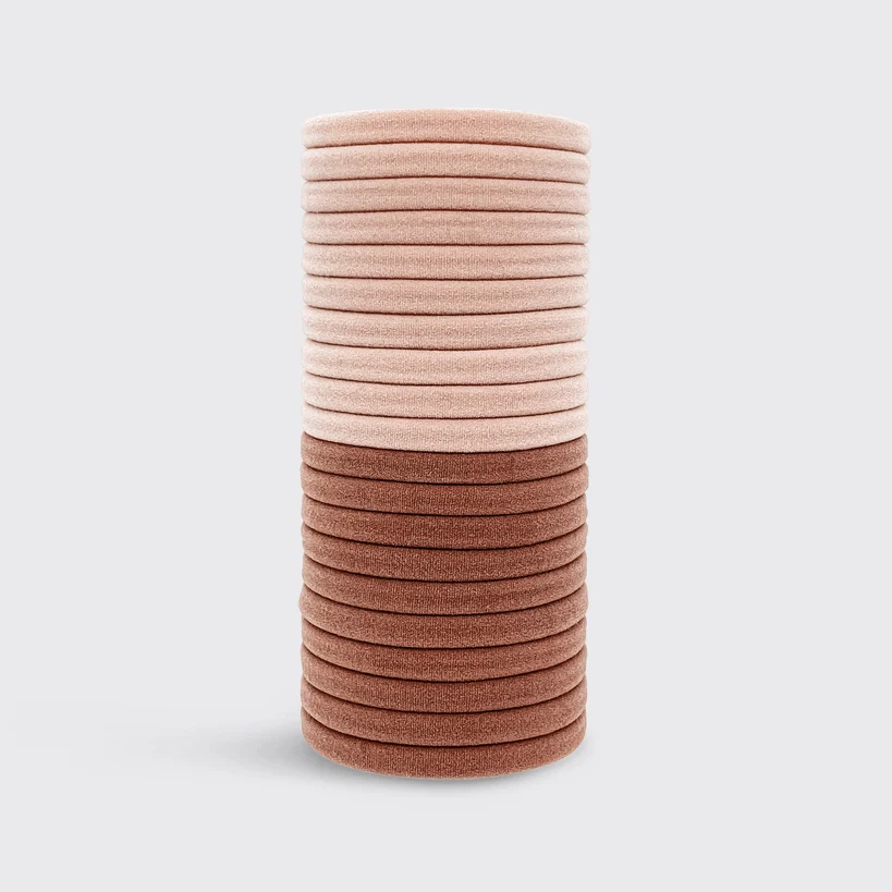 Eco-Friendly Nylon Elastics 20pc Set - Blush - Image 7