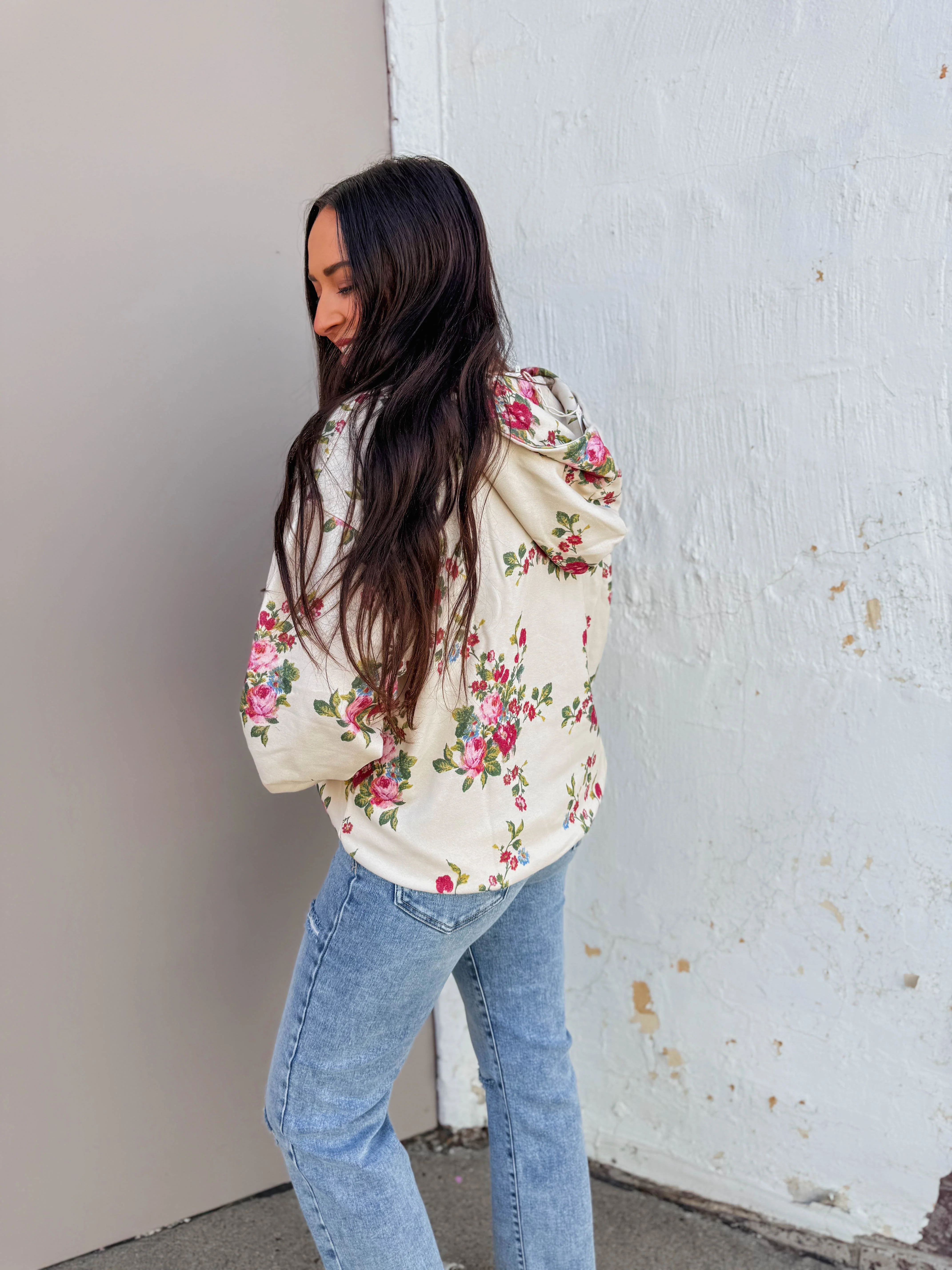 Elevated Essential Hoodie-Ivory Floral - Image 25