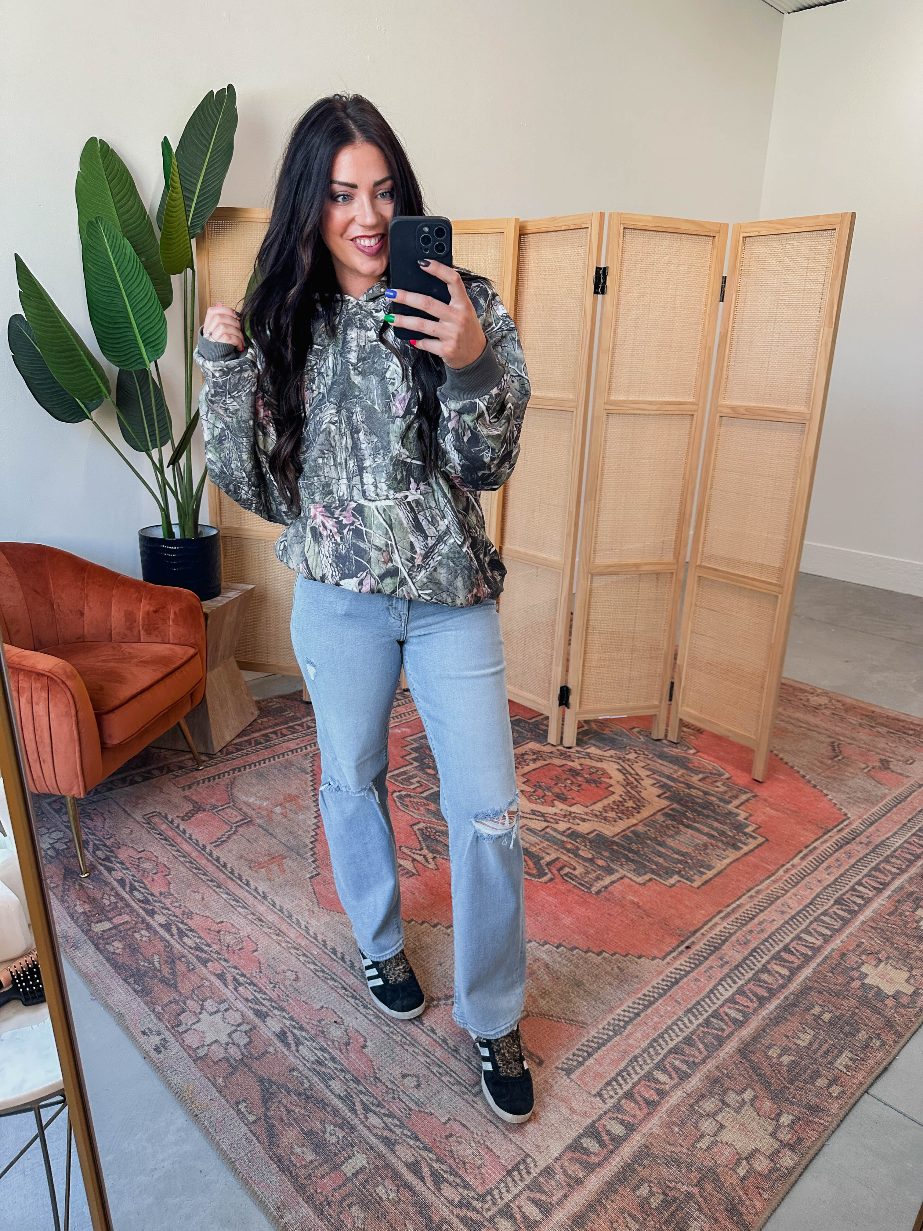 Elevated Essential Hoodie-Olive Camo - Image 24