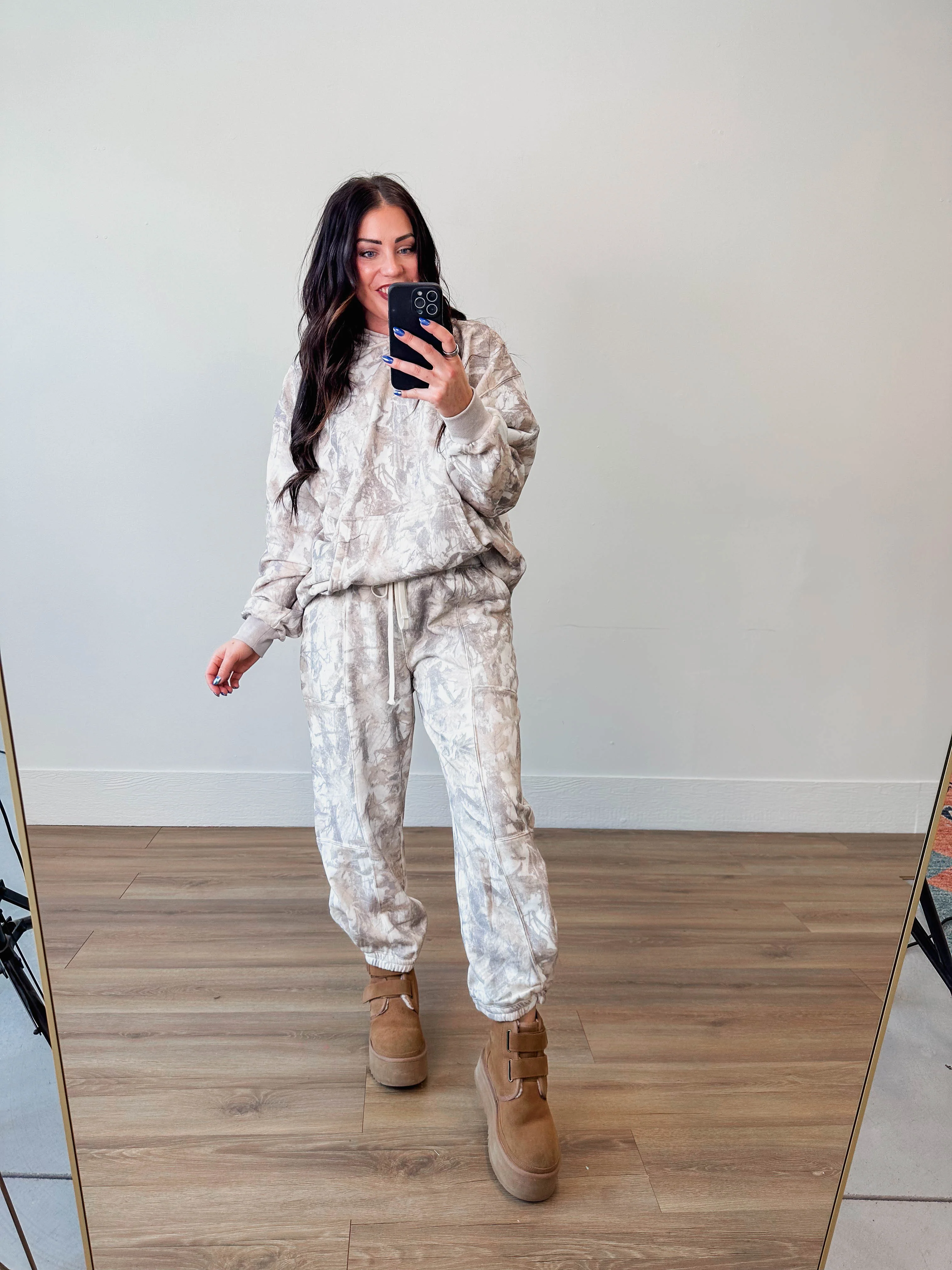 Elevated Essential Joggers-Grey Camo - Image 3