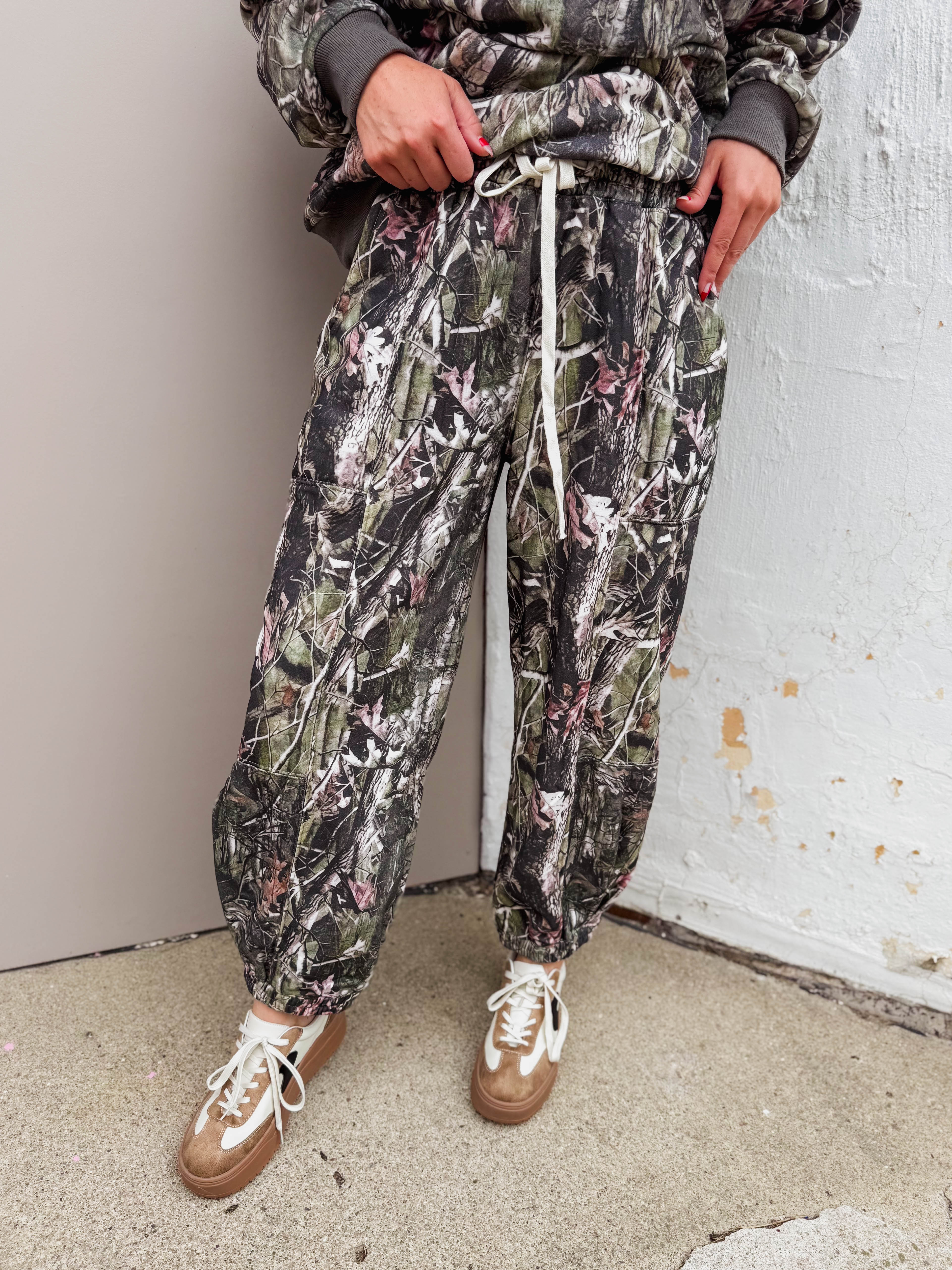 Elevated Essential Joggers-Olive Camo - Image 2