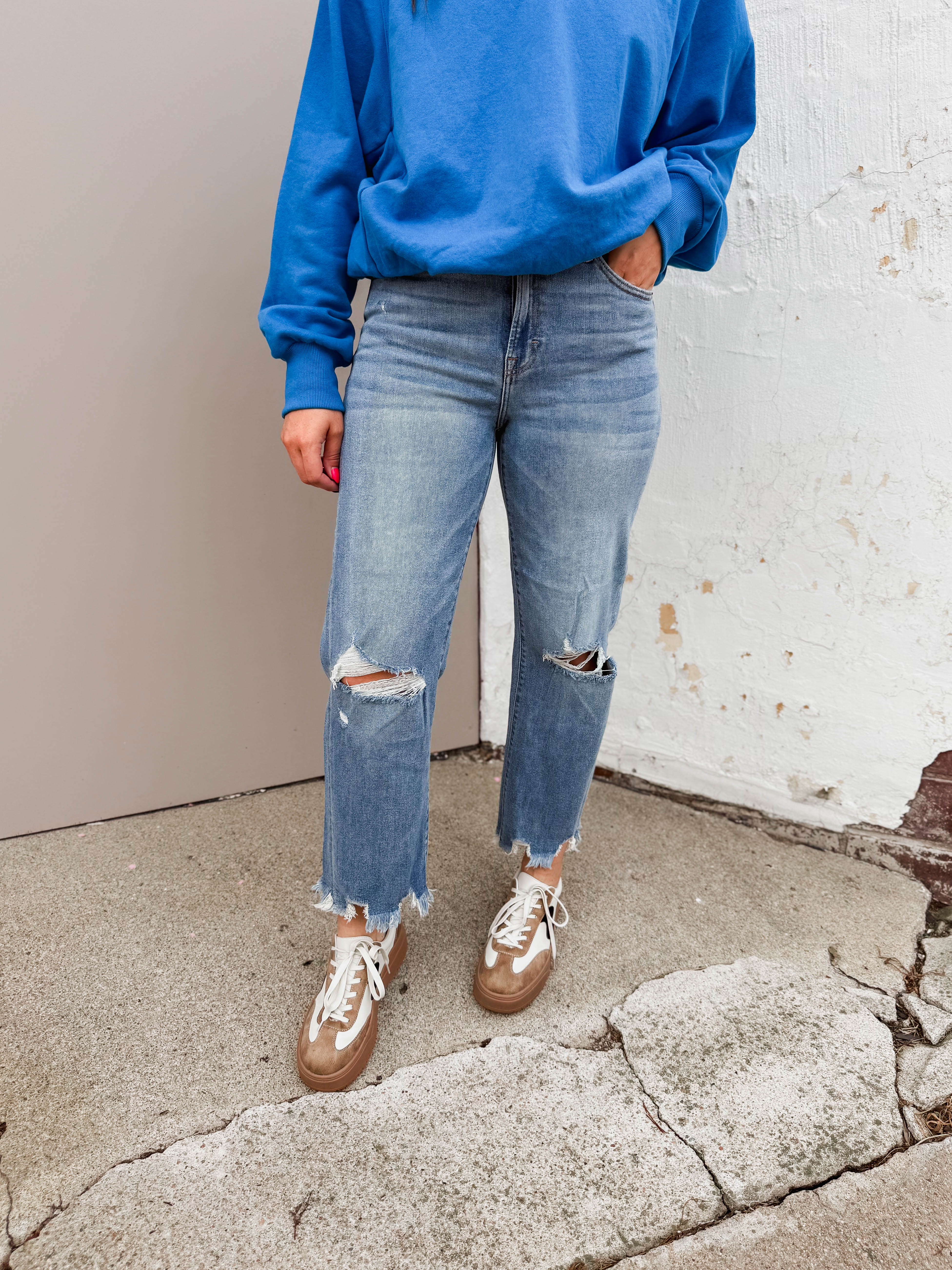 Ella High Rise Wide Straight Leg Denim-Hidden - Image 8