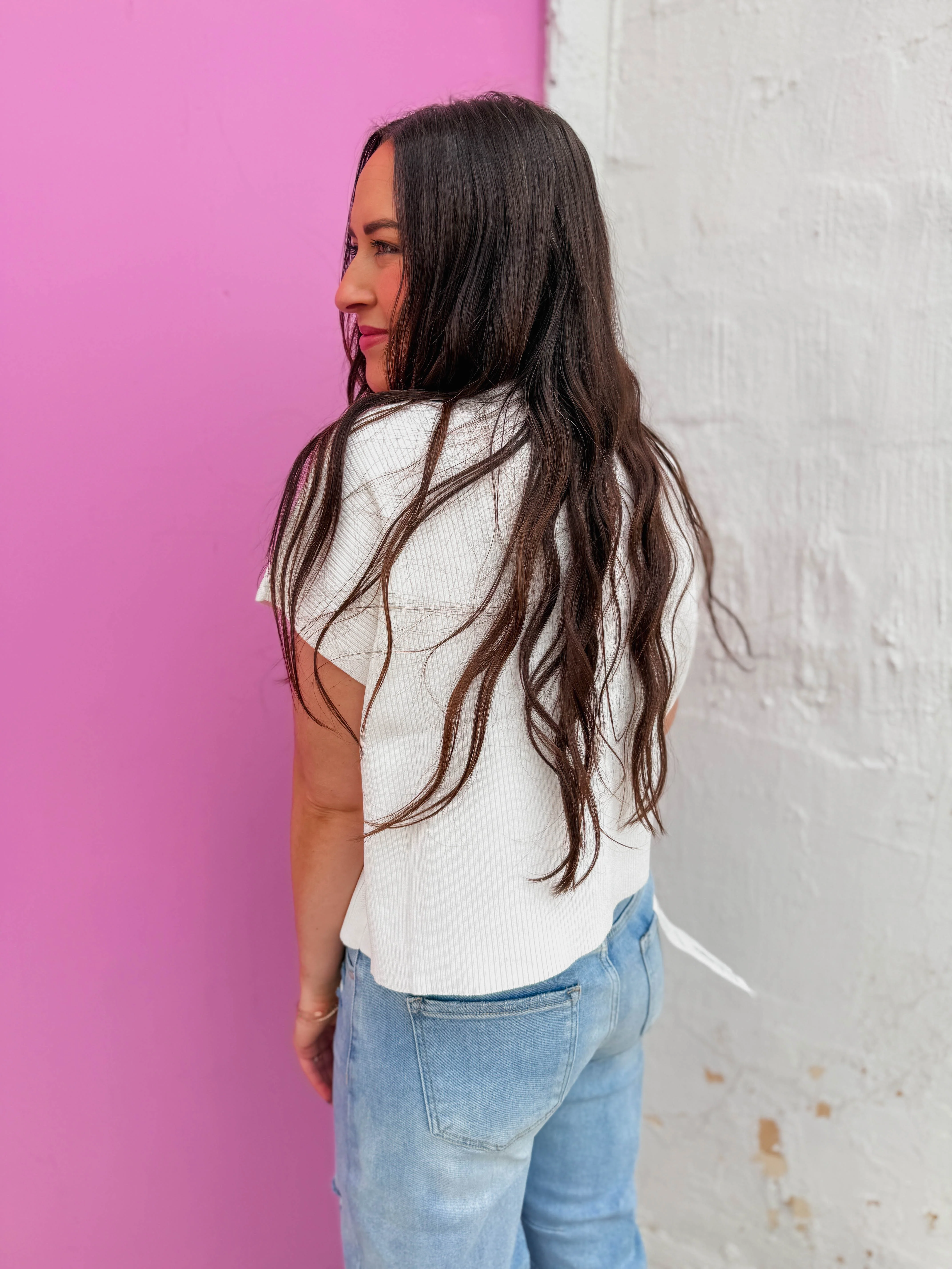 Elladee Knit Top-Off White - Image 4
