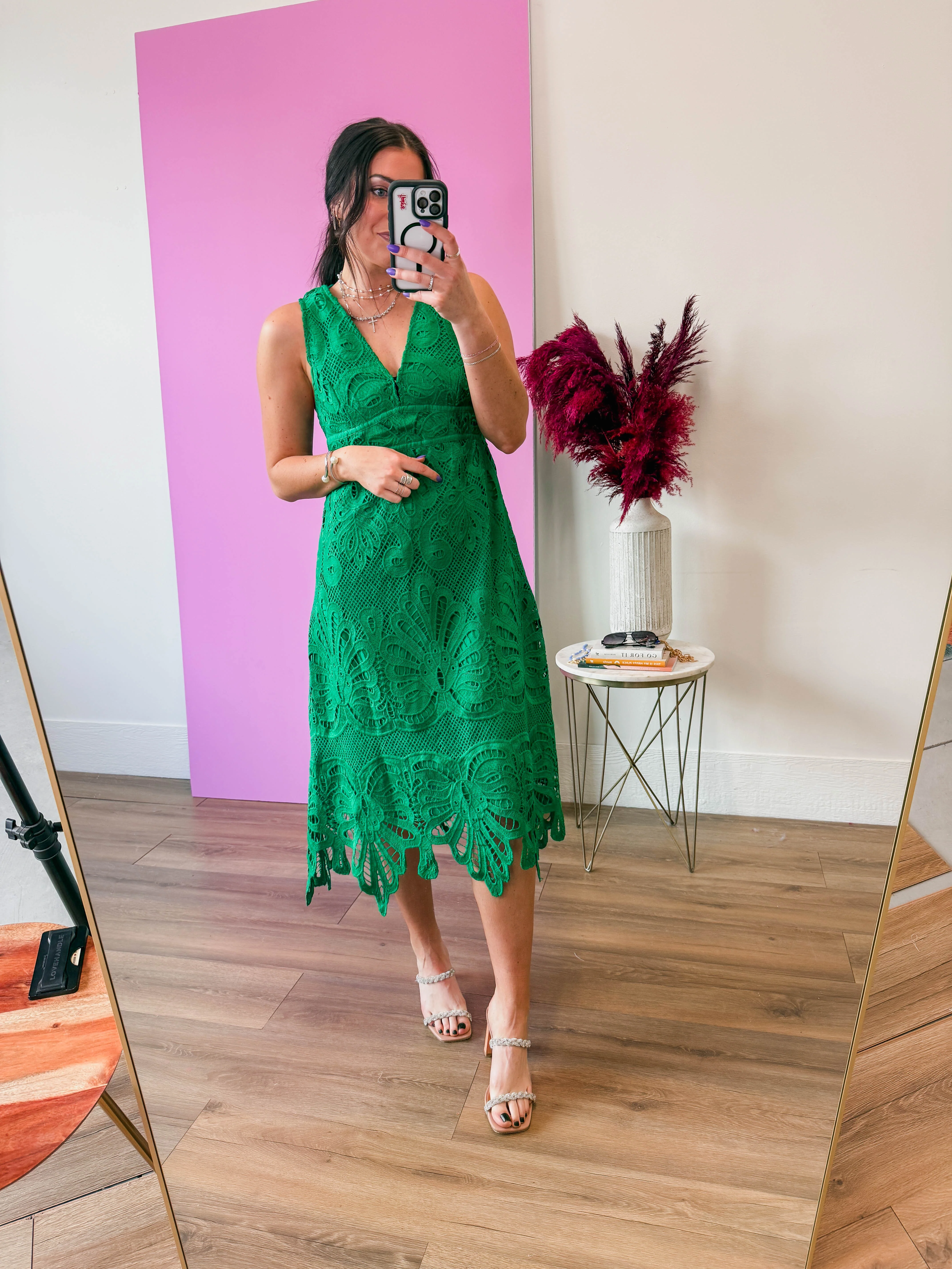 Ellen Lace Midi Dress - Image 6