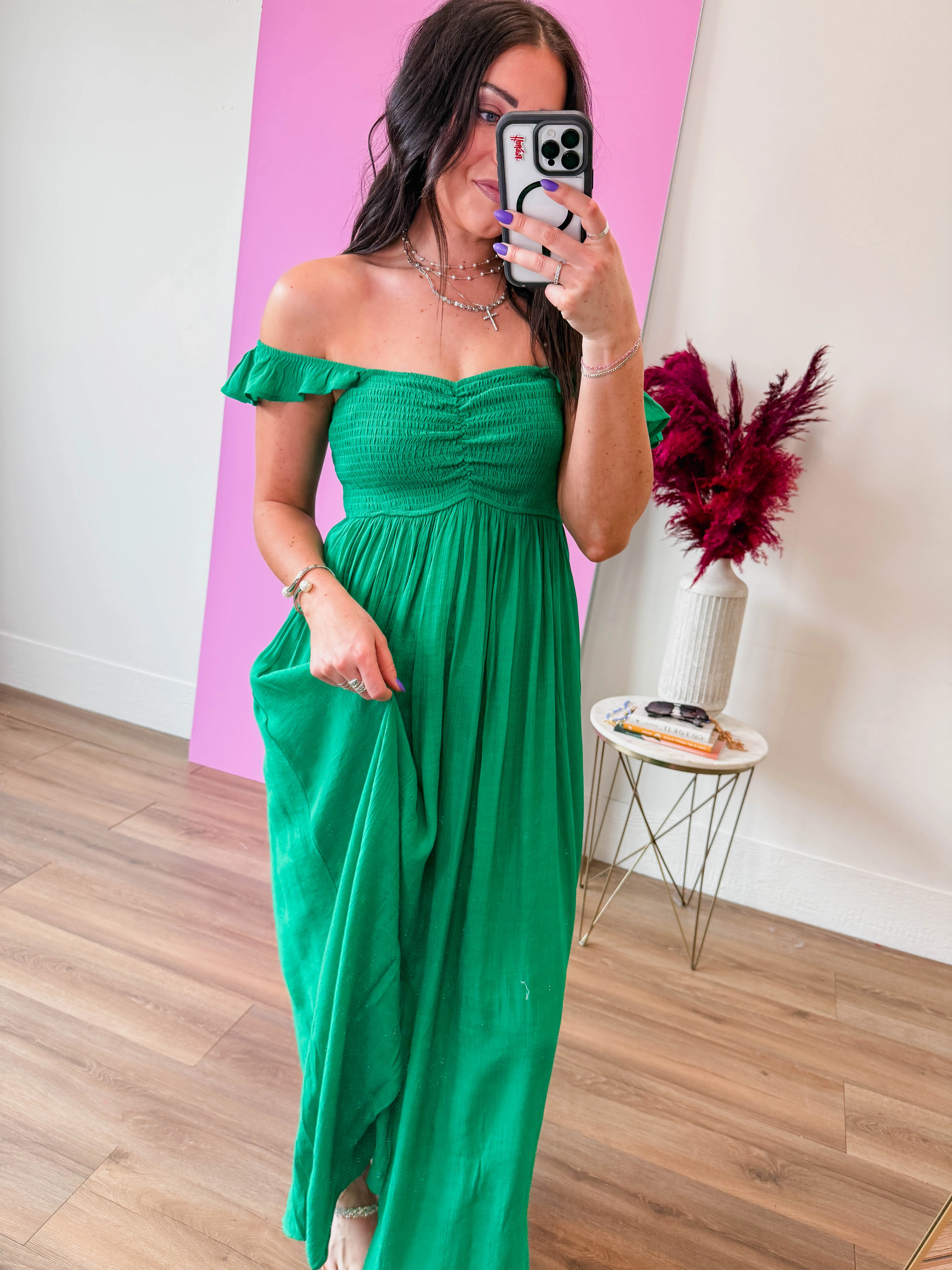 Emmie Maxi Dress-Green - Image 10