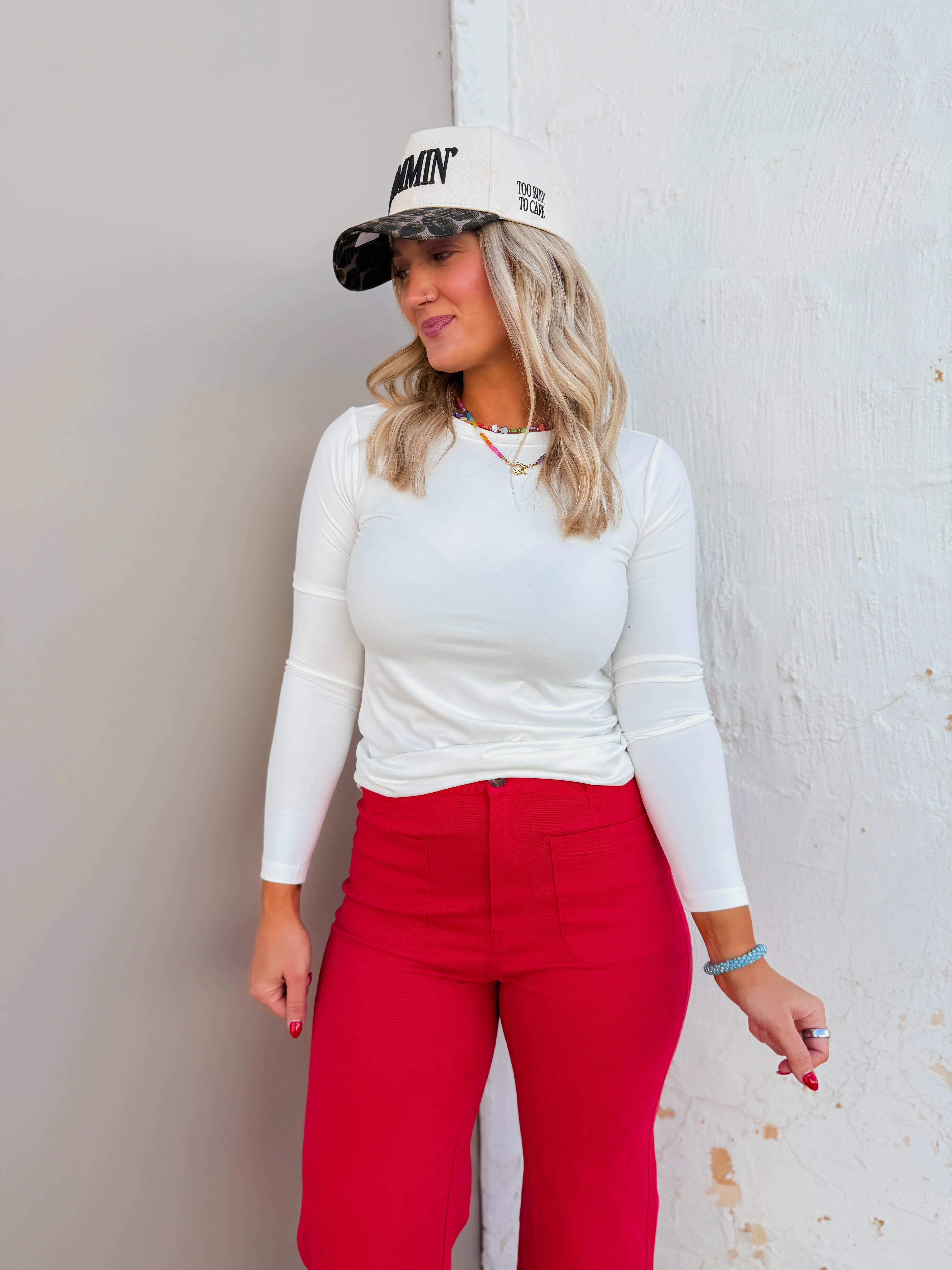Everyday Essential Long Sleeve-White - Image 6