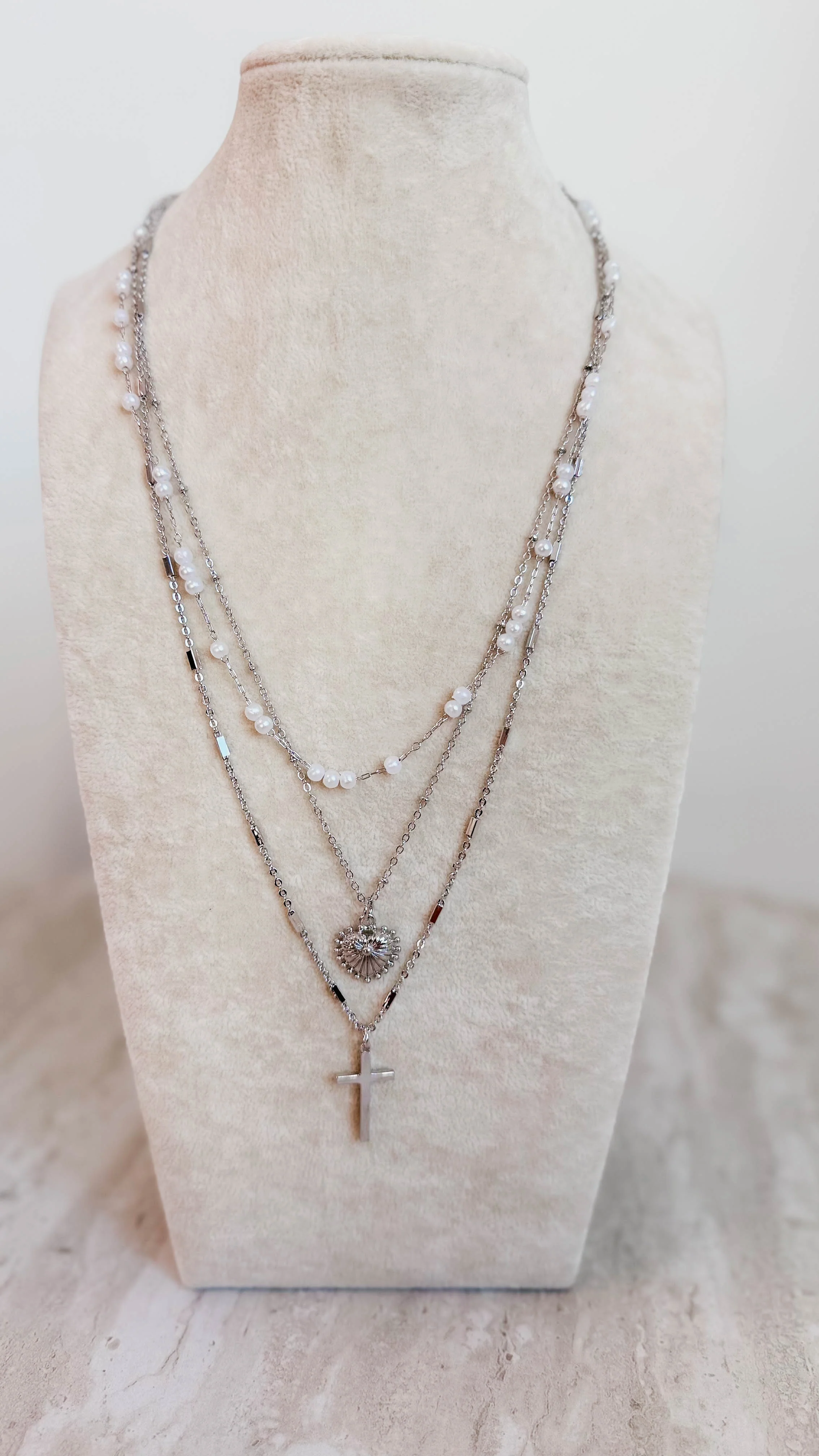 Faithful Love Silver Necklace