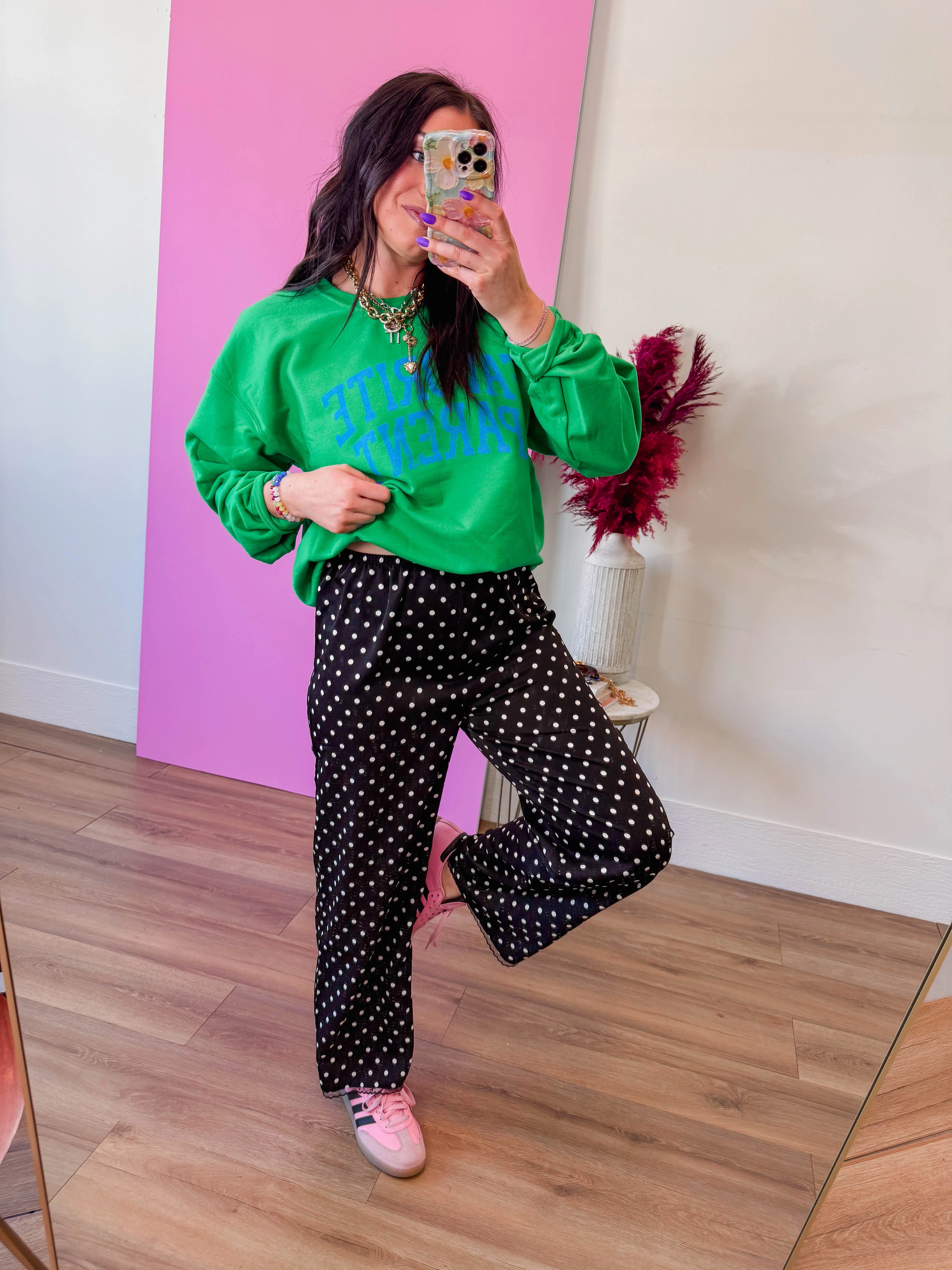 Favorite Parent Crewneck-Green - Image 17
