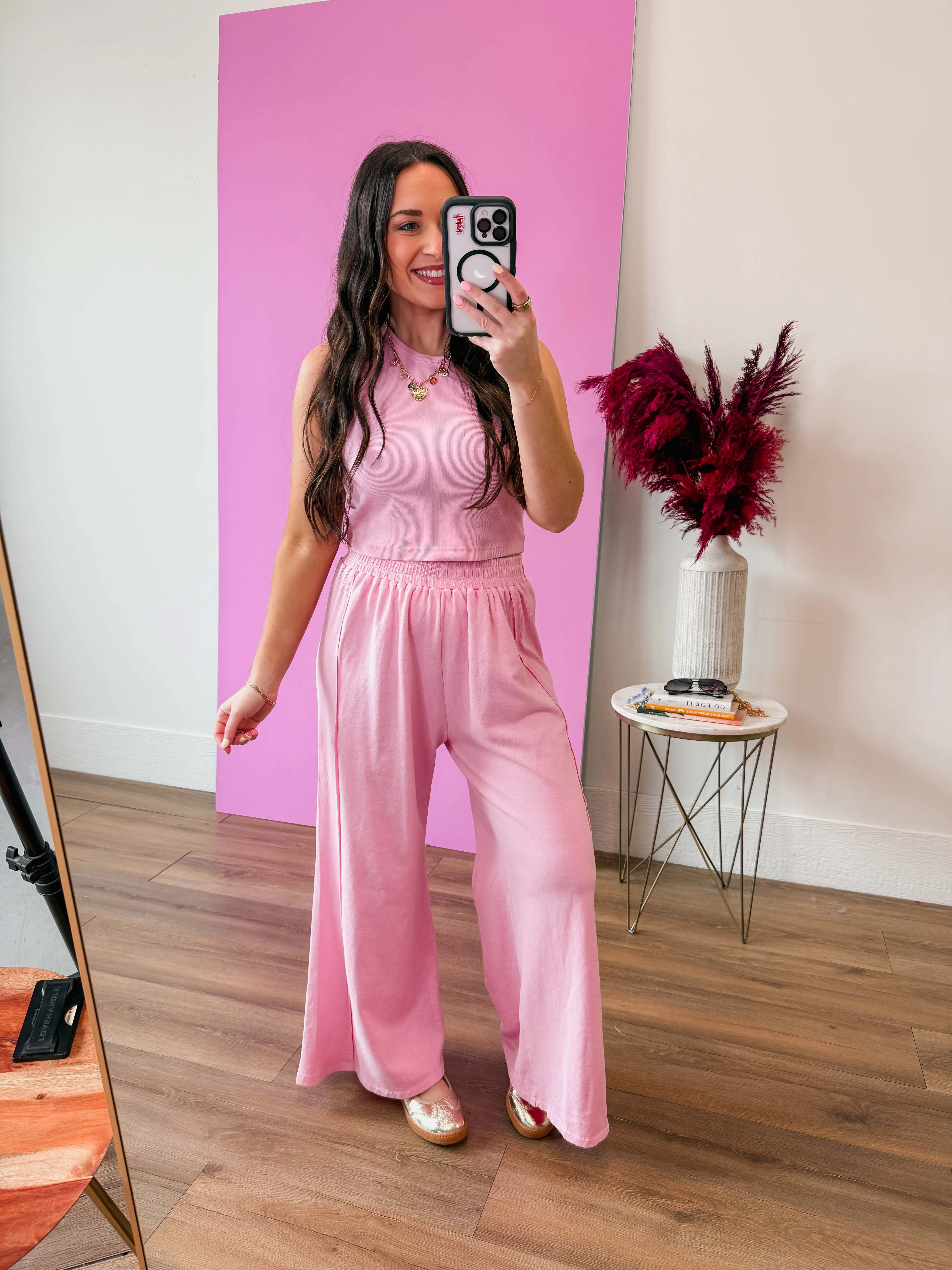 Feel Good Tank-Ballet Pink - Image 6