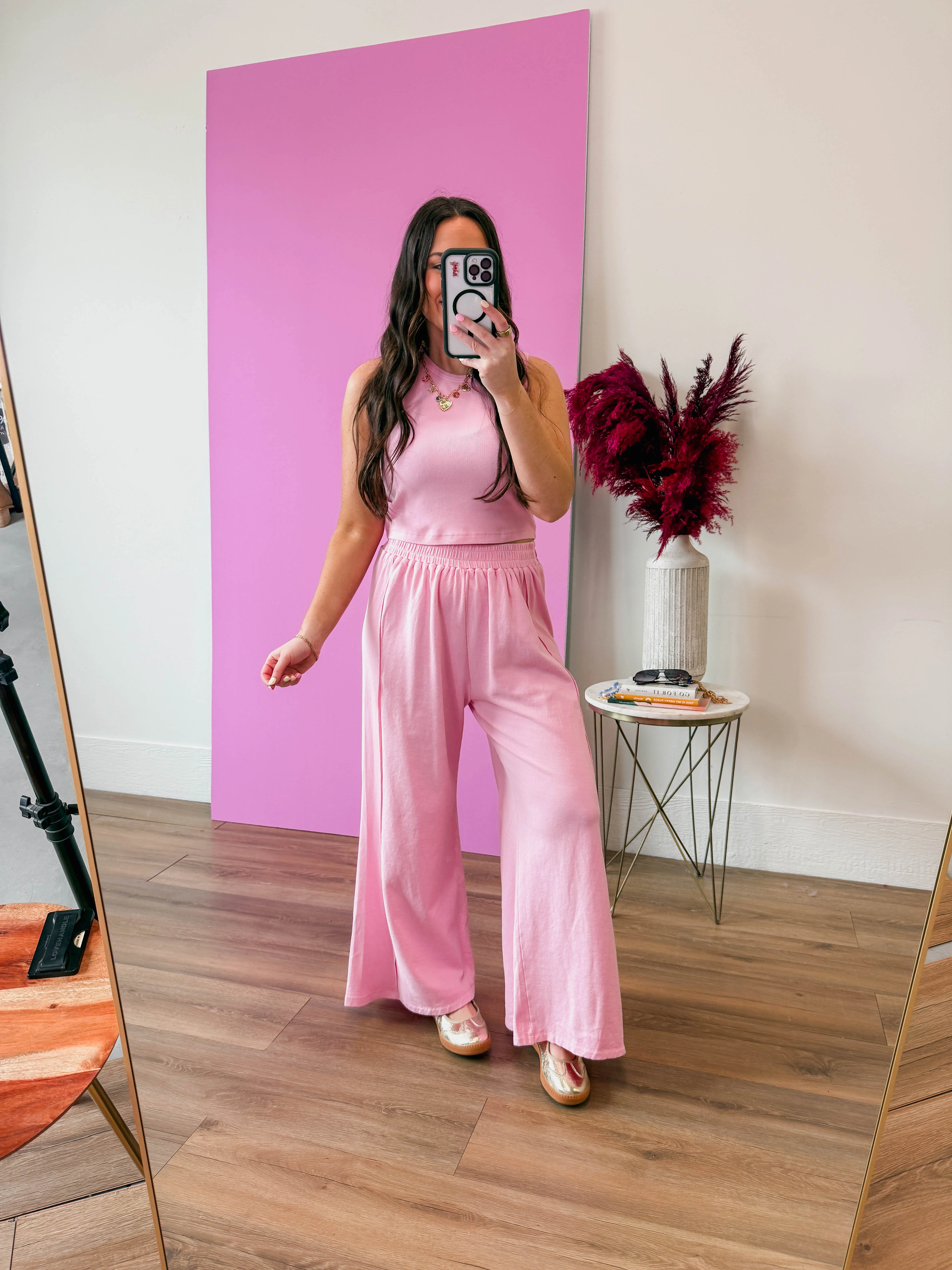 Feel Good Tank-Ballet Pink - Image 7