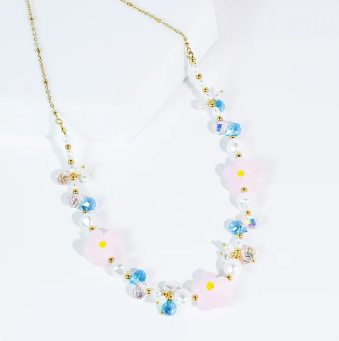 Feelin' Girly Beaded Necklace - Image 2