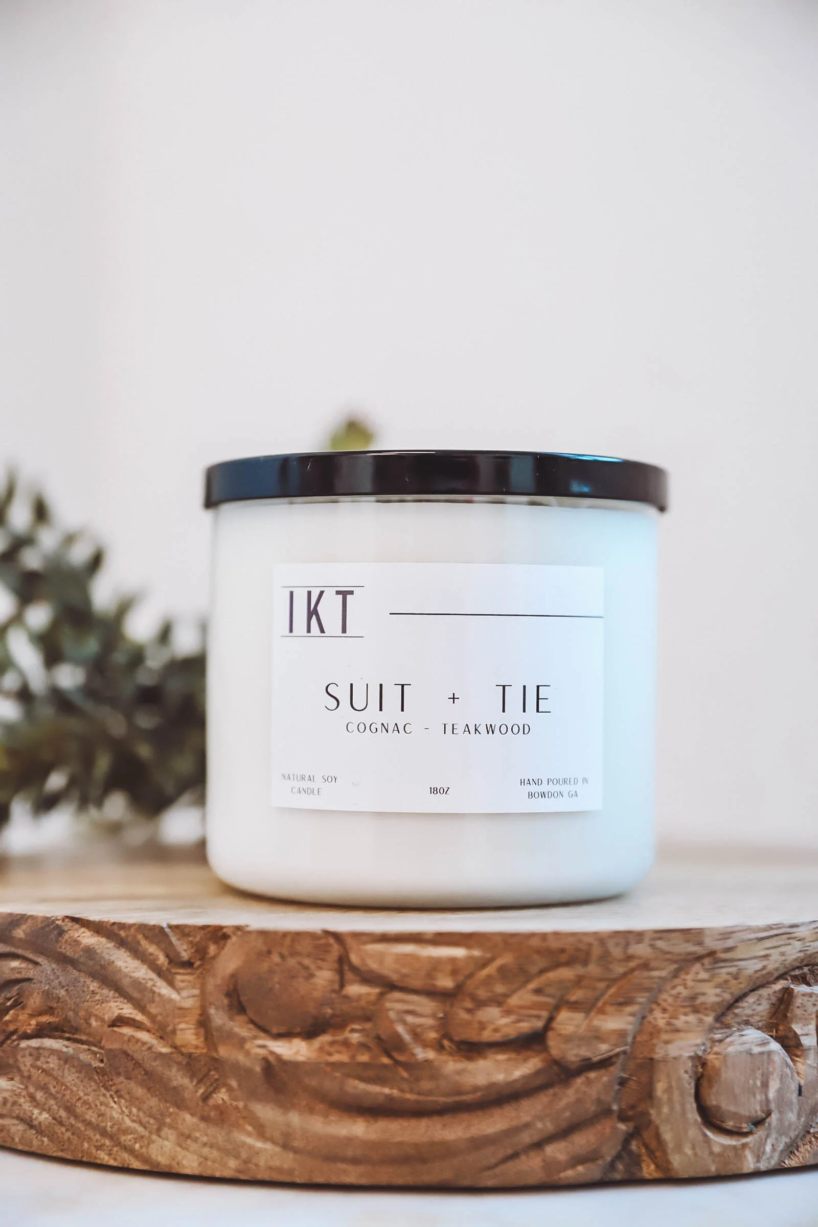 Flicker + Flame 18oz Candle-Suit + Tie