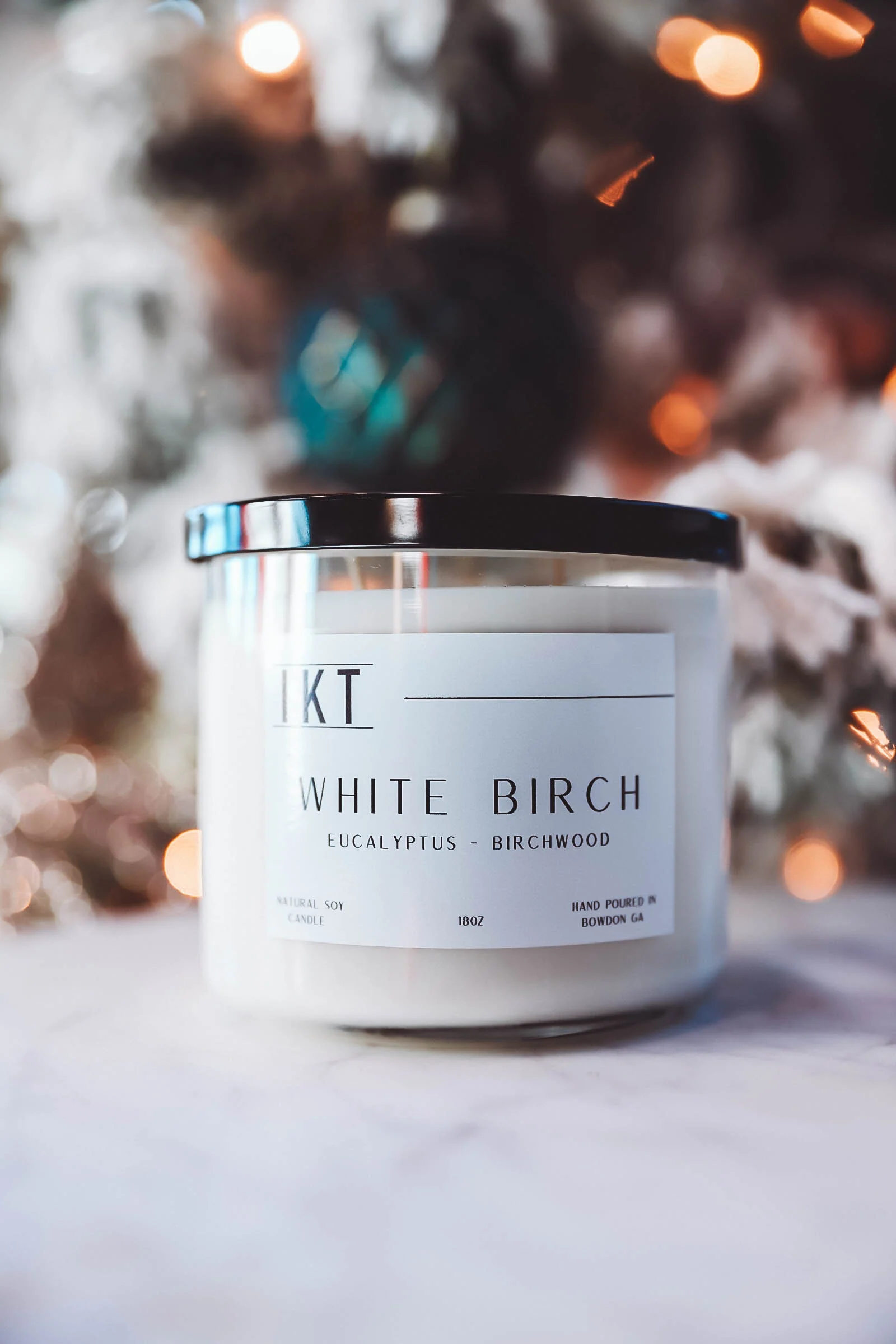 Flicker + Flame 18oz Candle-White Birch - Image 3