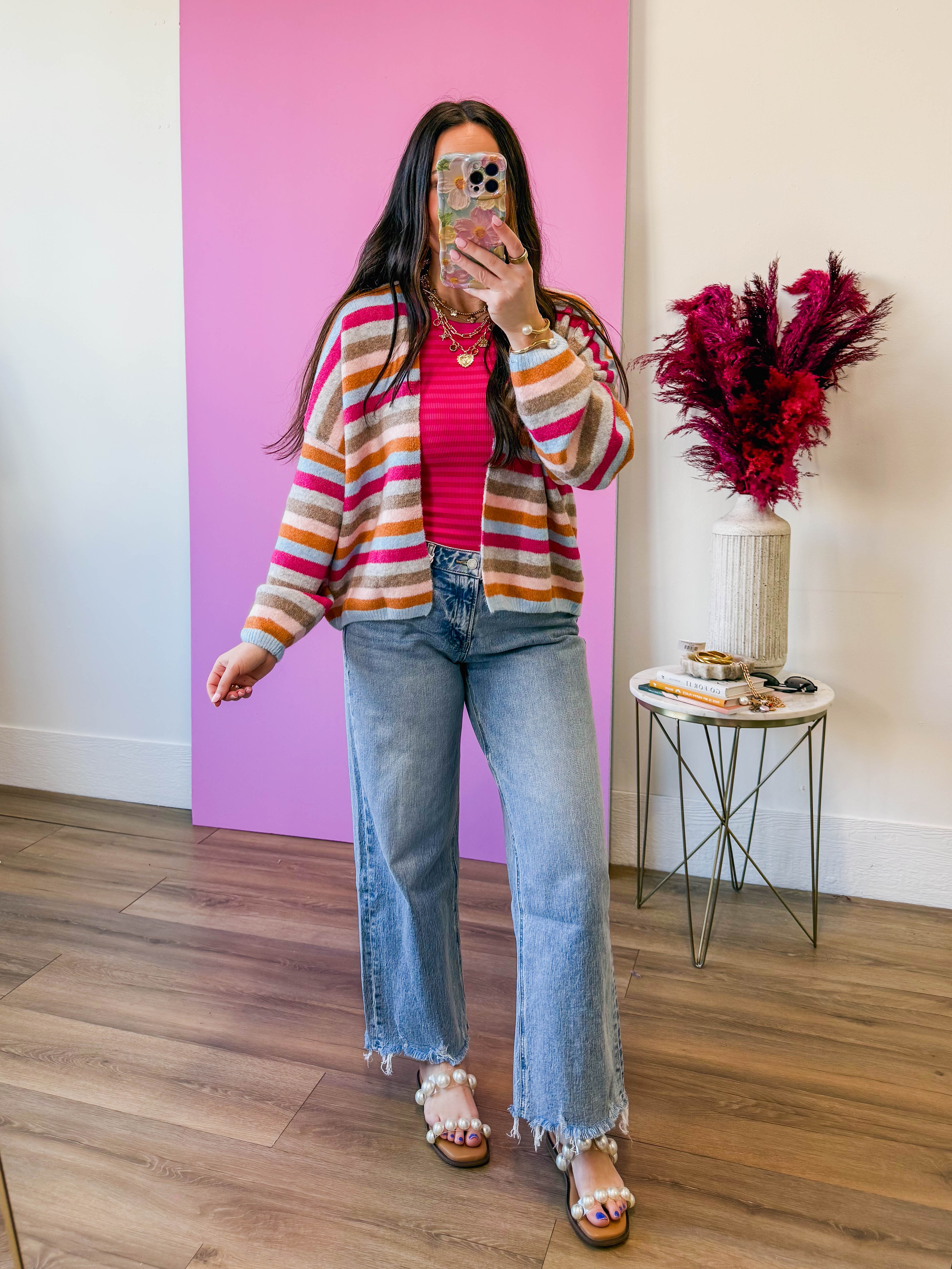 Gabrielle Mid Rise Wide Leg Jeans - Image 3