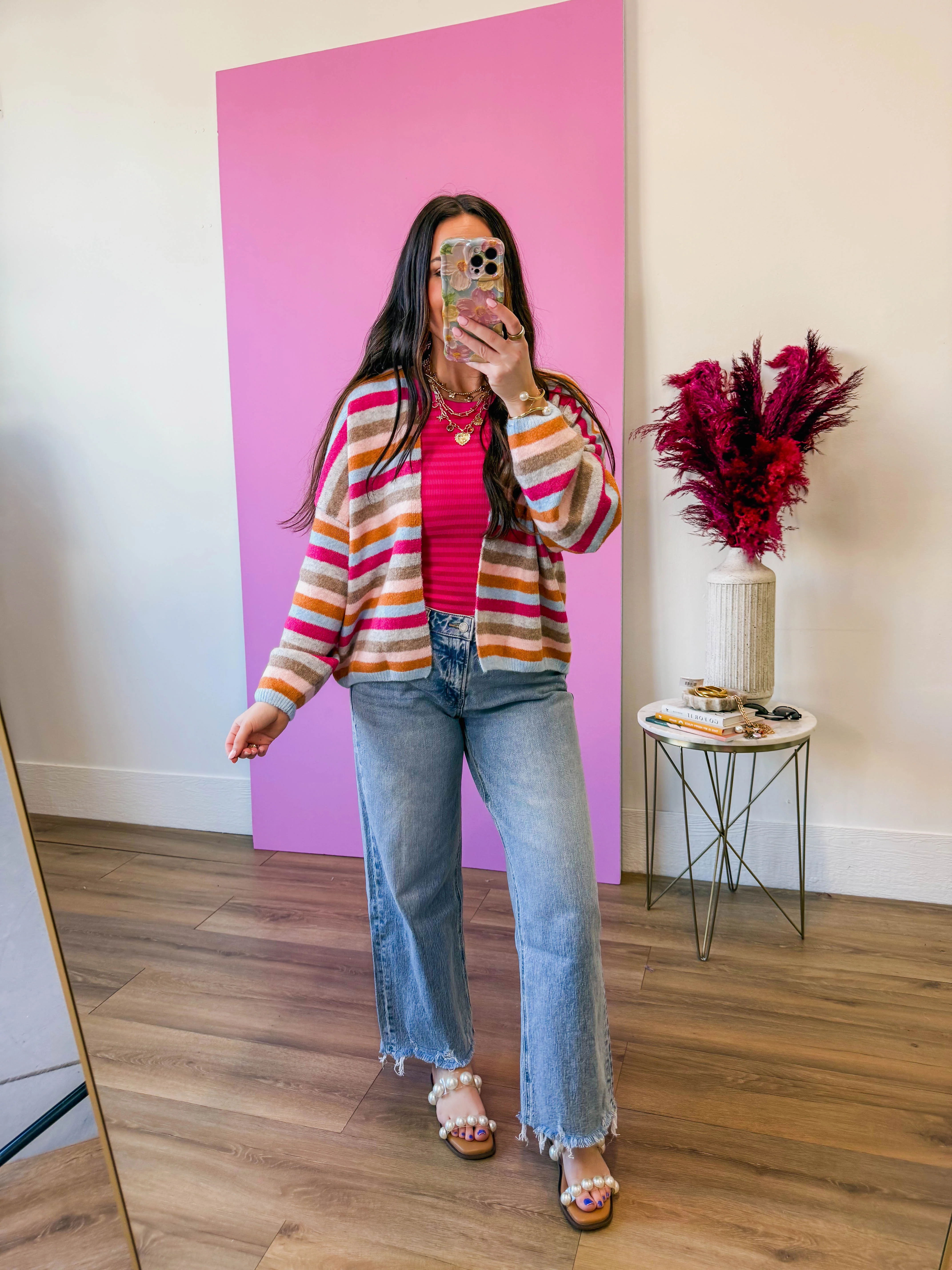 Gabrielle Mid Rise Wide Leg Jeans - Image 4