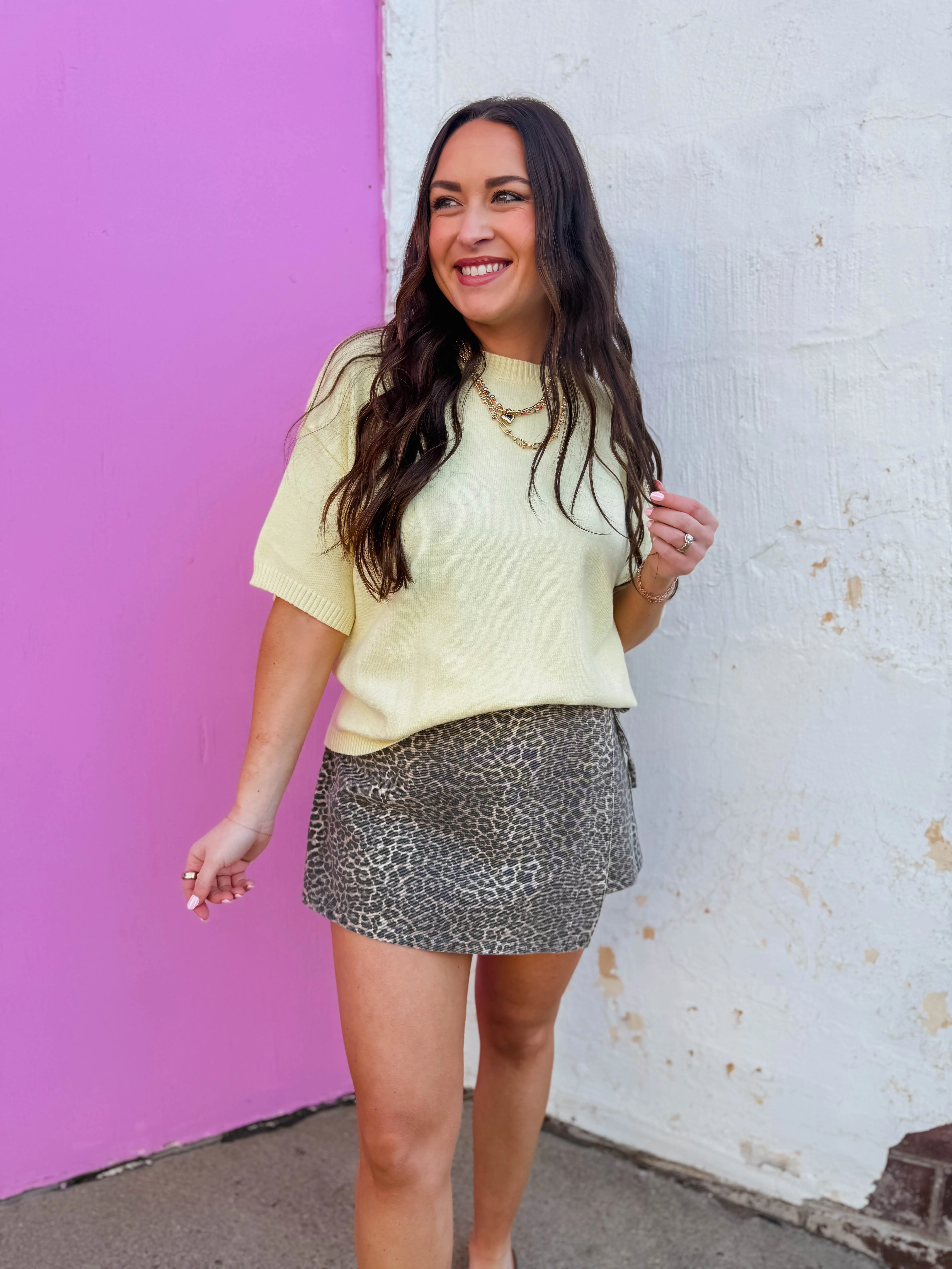Gone Wild Denim Skort - Image 5