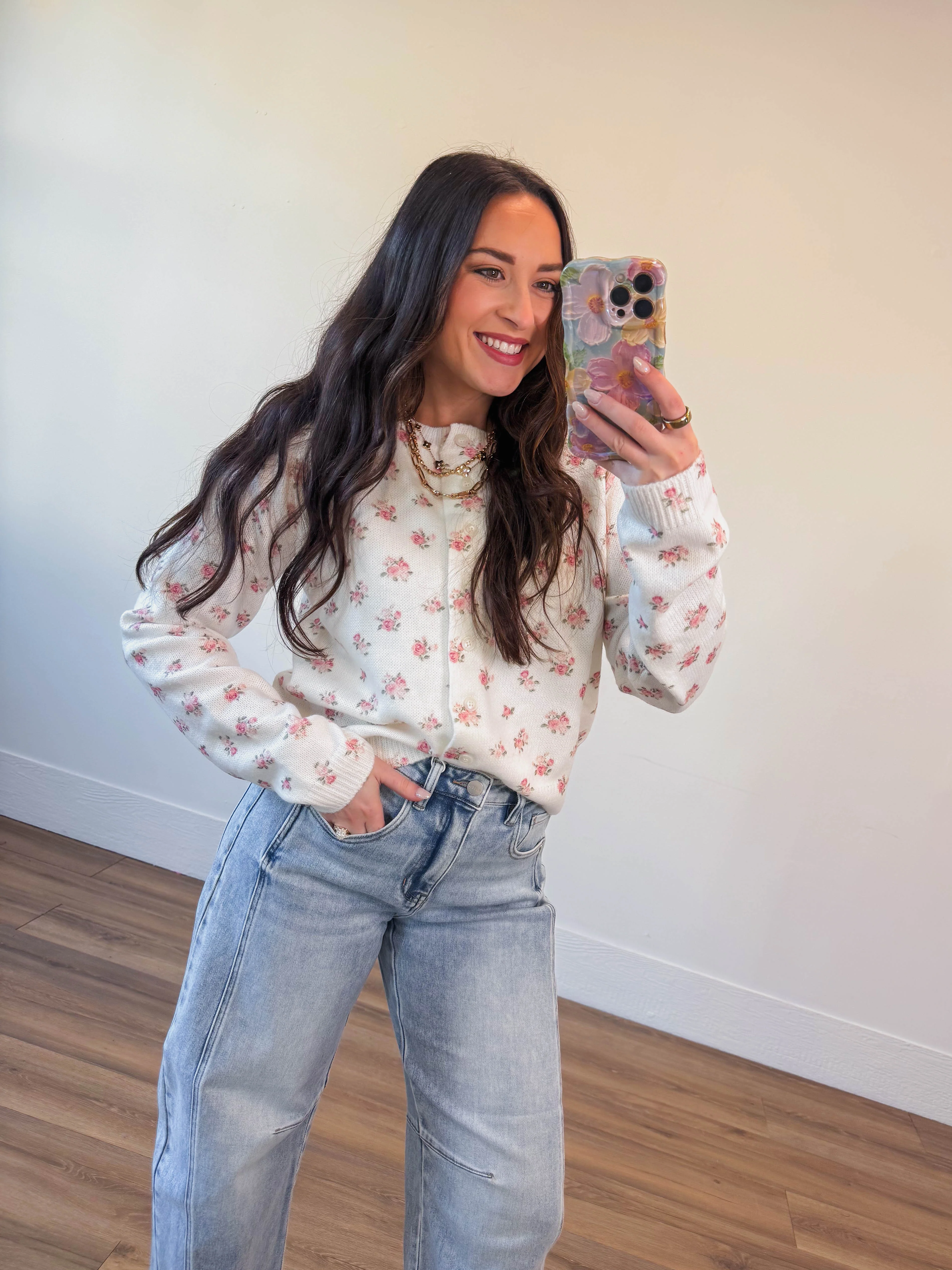 Grace Floral Cardigan - Image 9