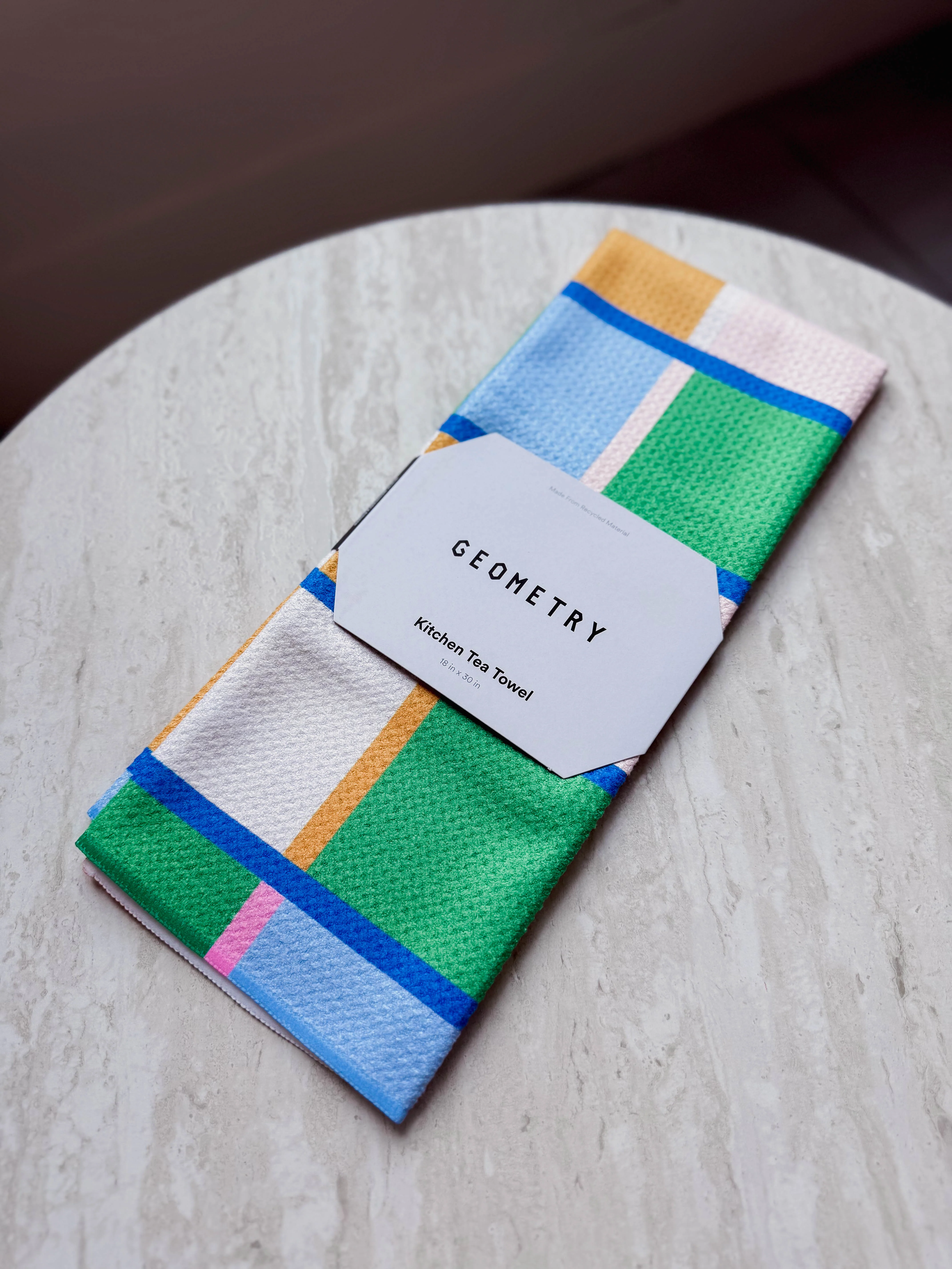 Grid Tea Towel-Geometry