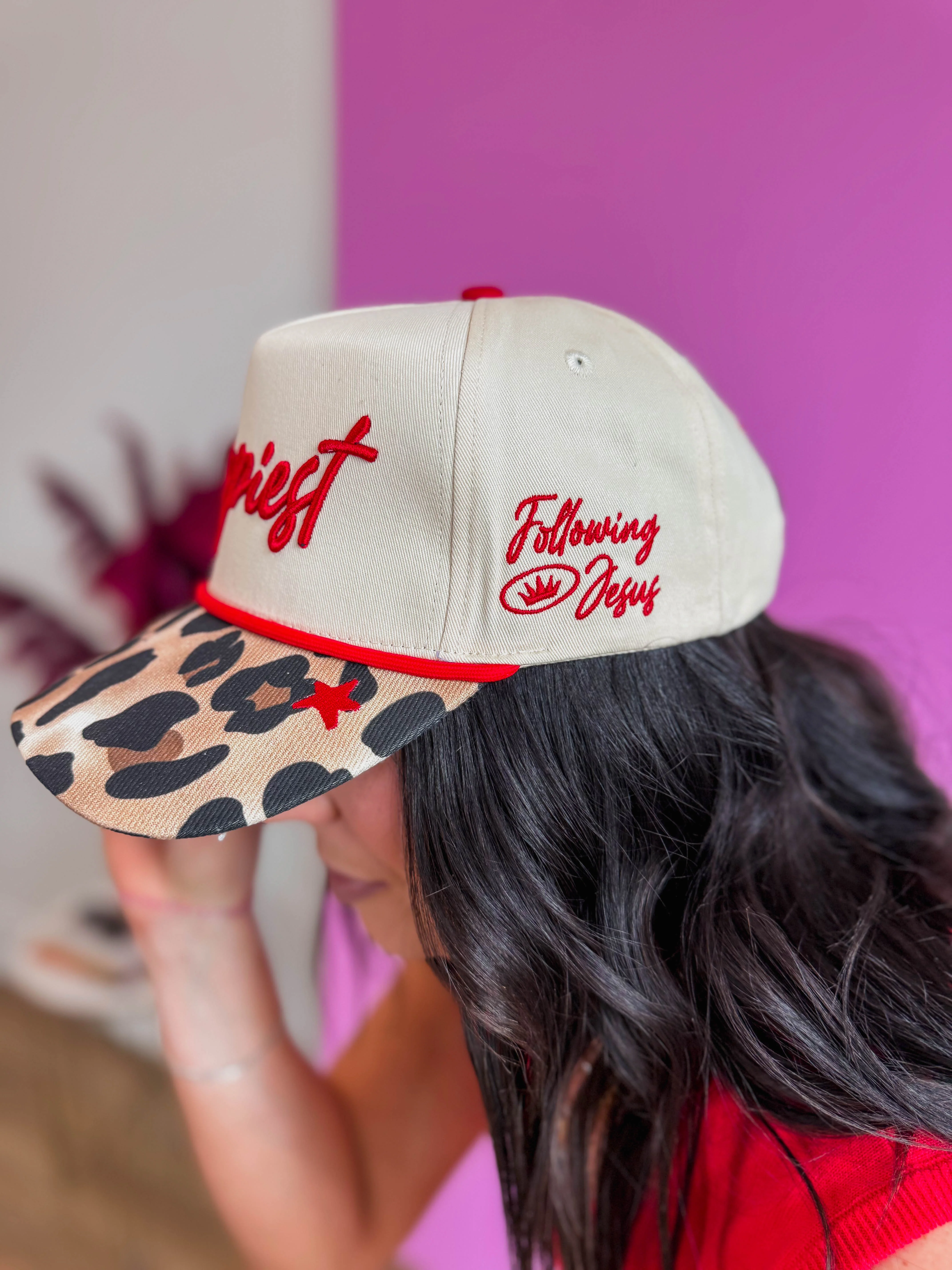 Happiest Leopard Trucker Hat - Image 2
