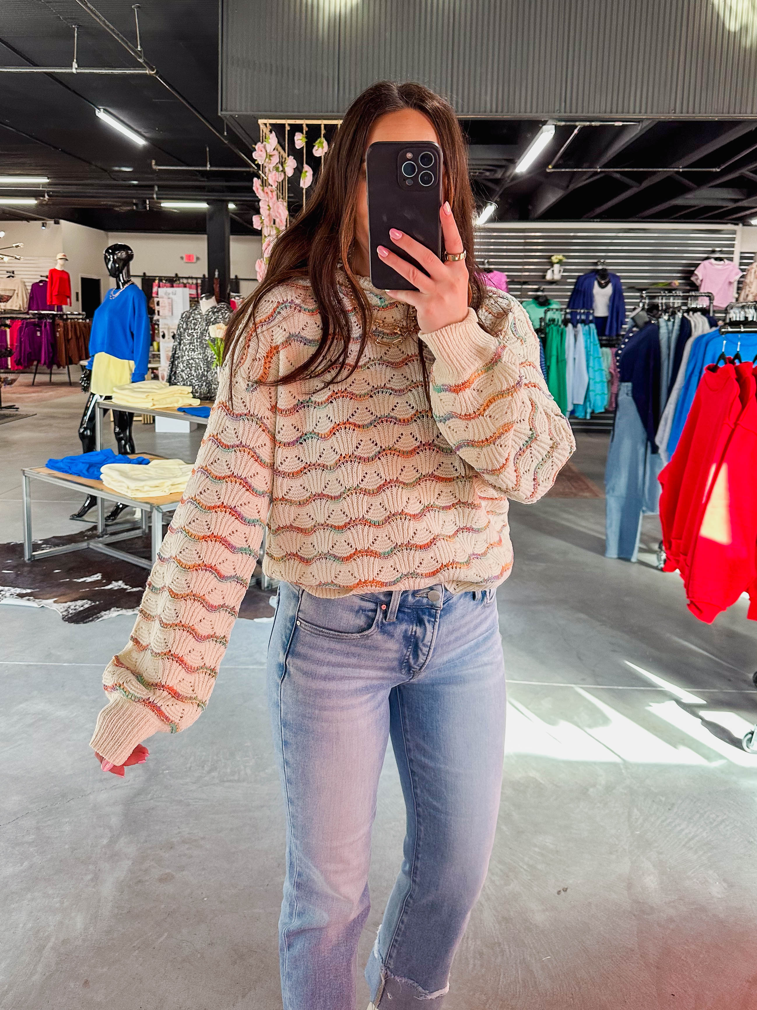 Happy Hues Hooded Sweater - Image 15