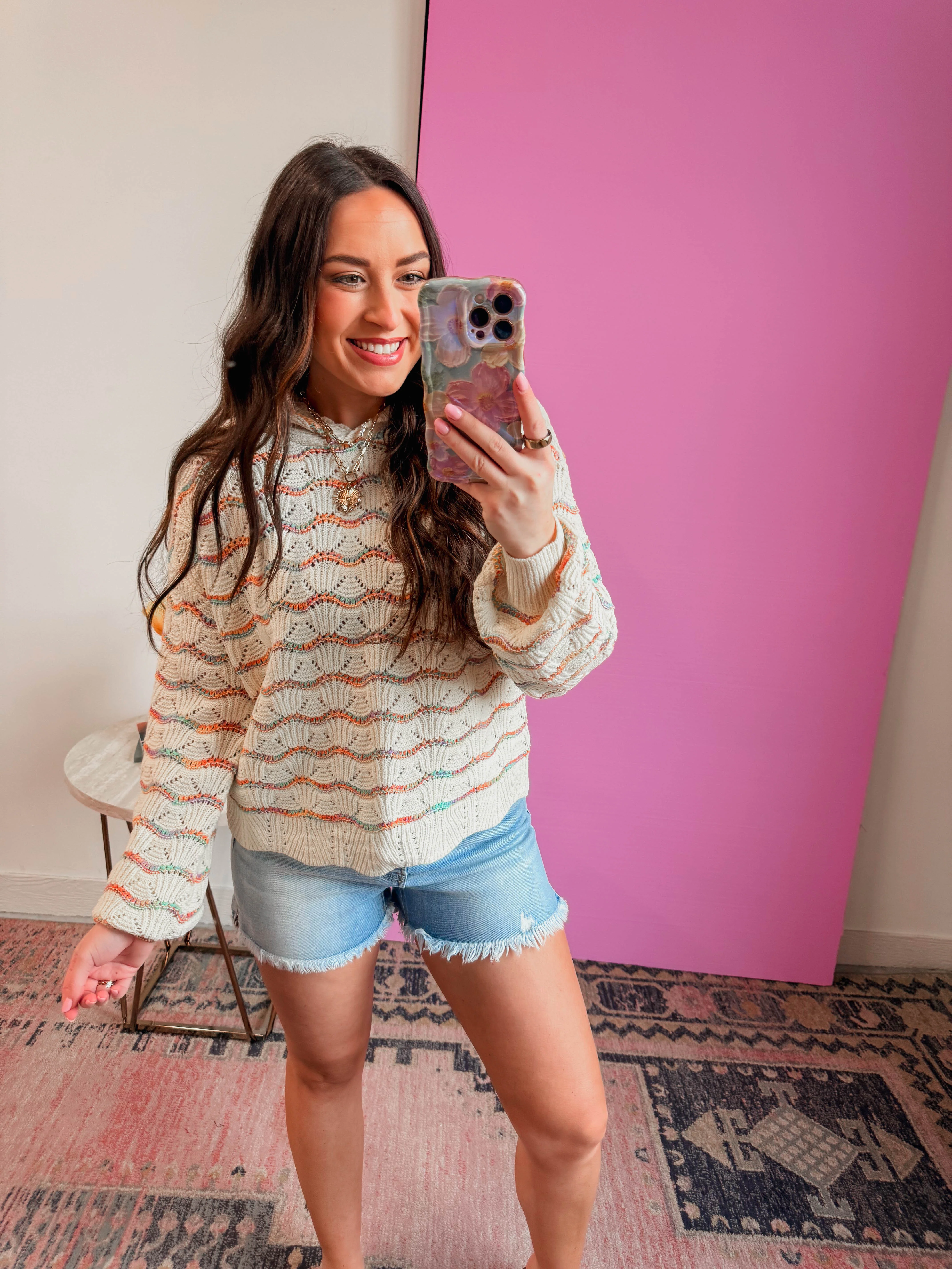 Happy Hues Hooded Sweater - Image 4