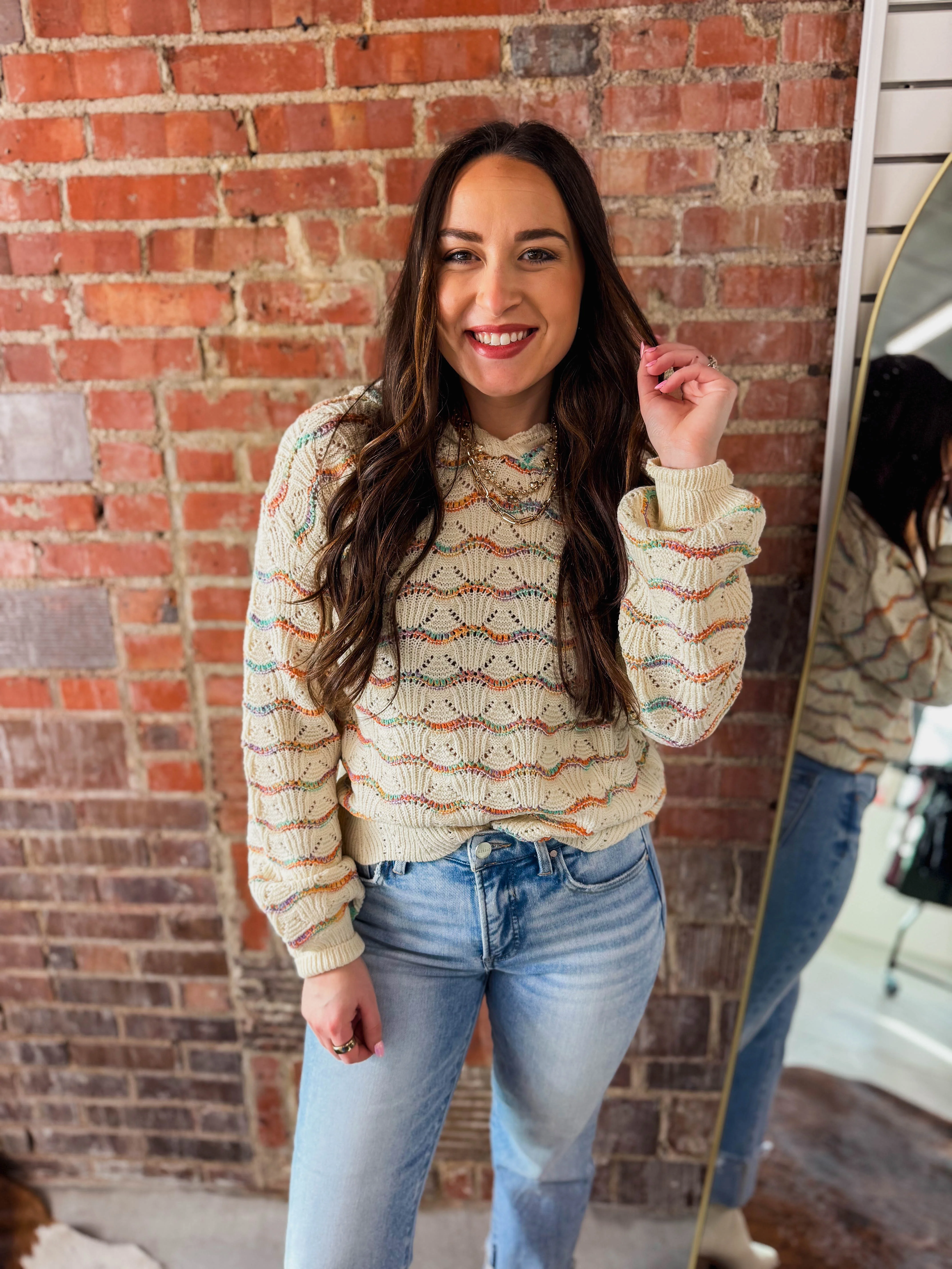 Happy Hues Hooded Sweater - Image 7