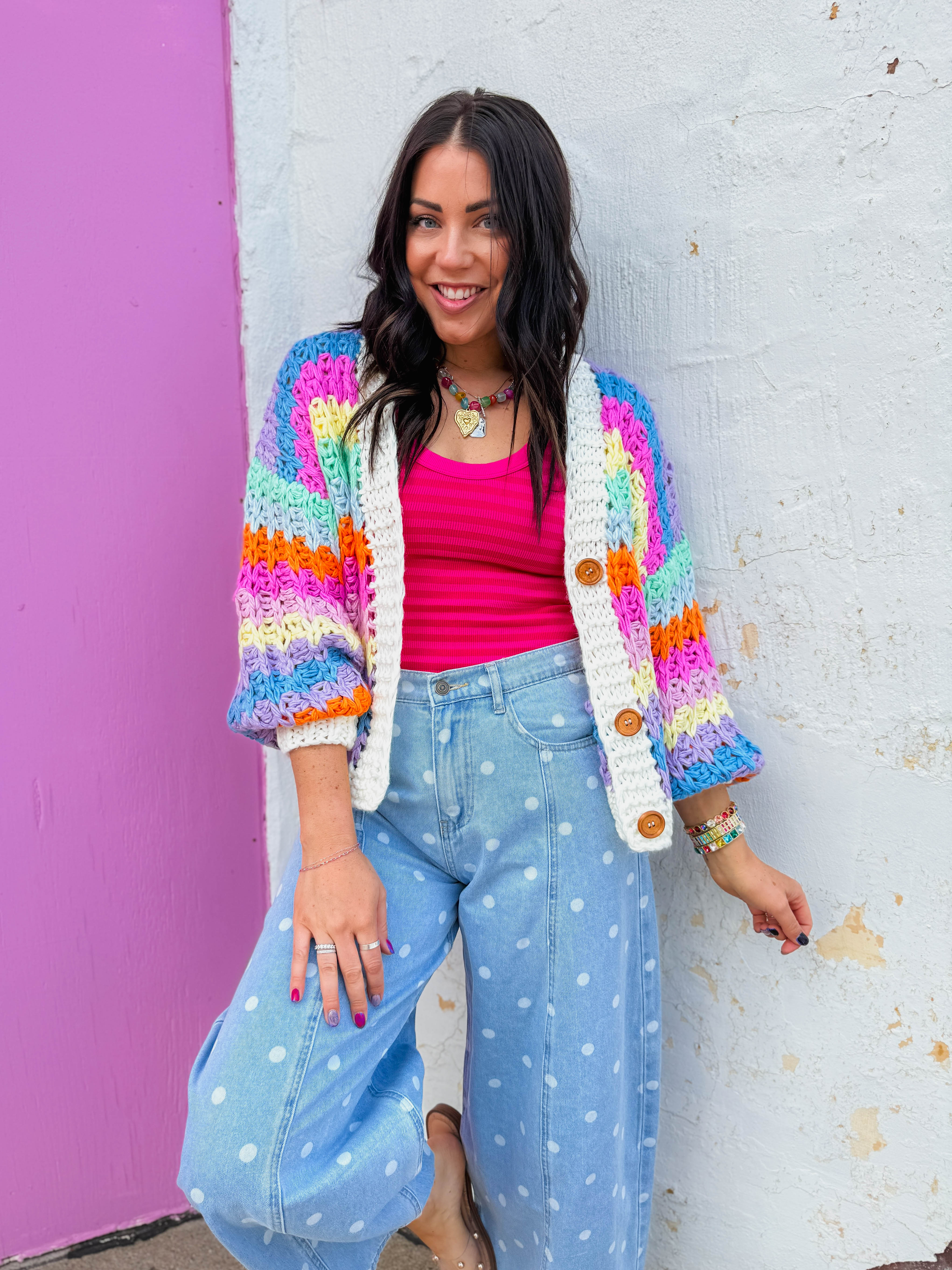 Happy Mix Cardigan - Image 20