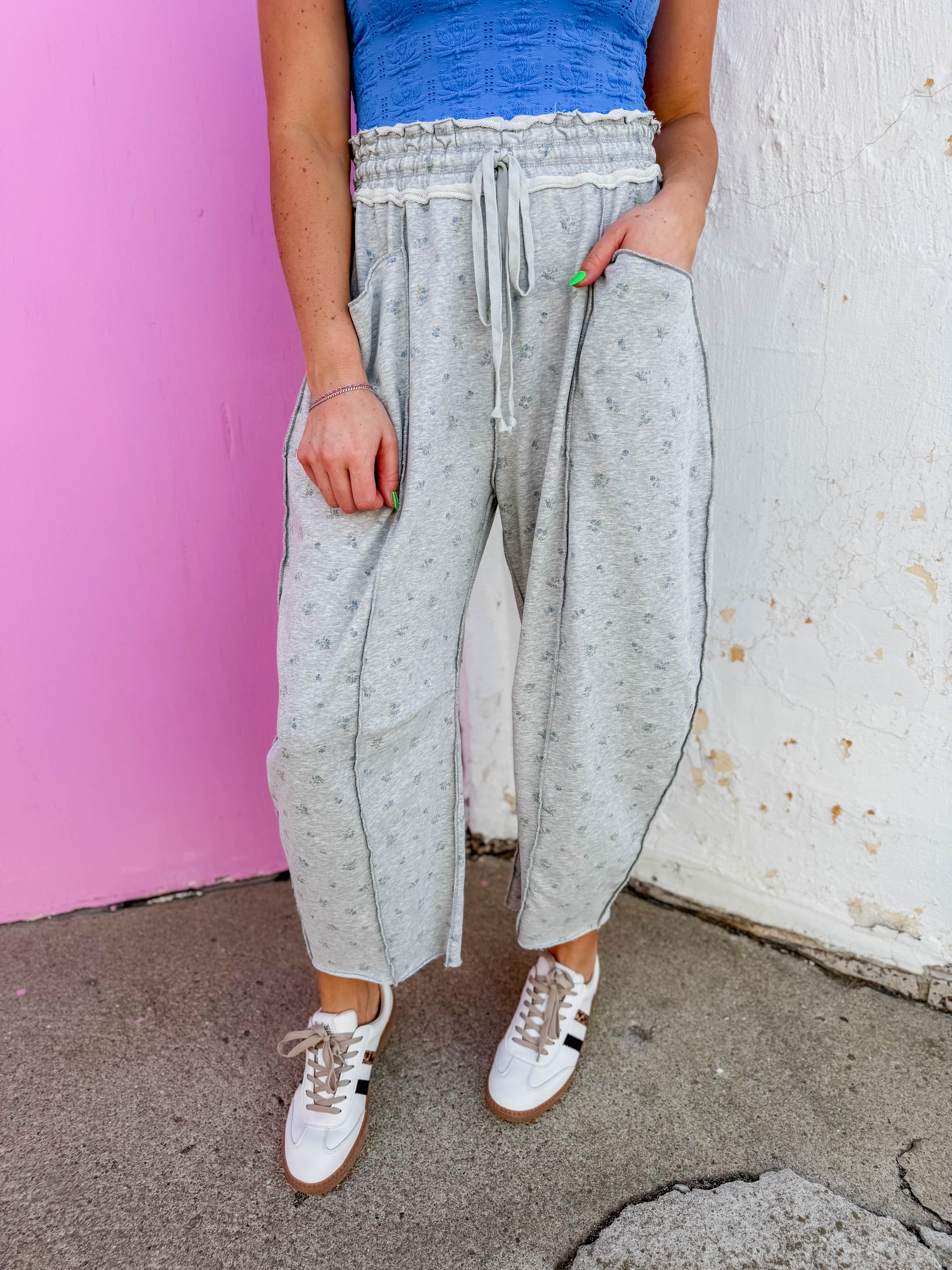 Harlow Floral Barrel Pants - Image 2