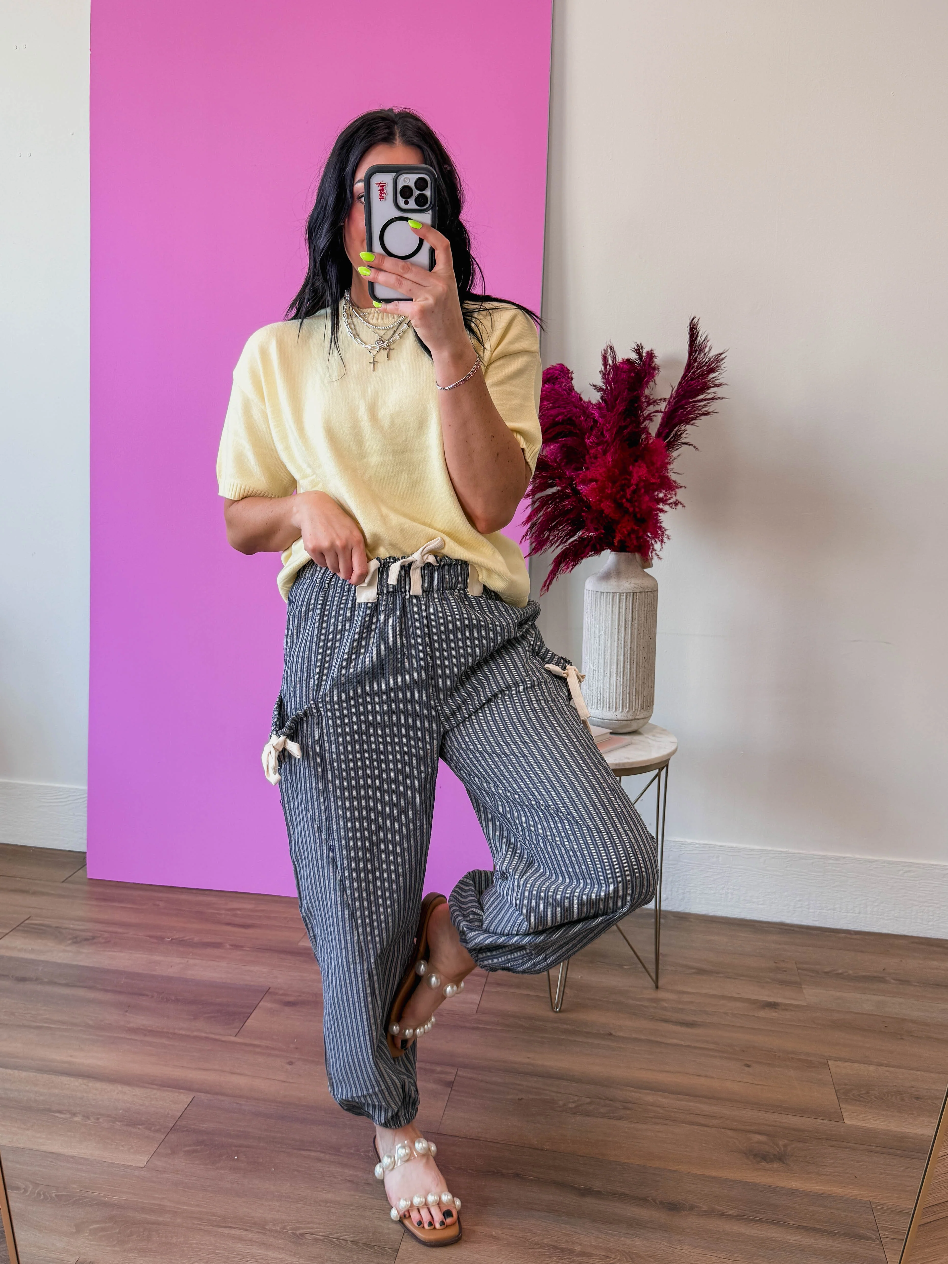 Harper Knit Top-Lemon - Image 10